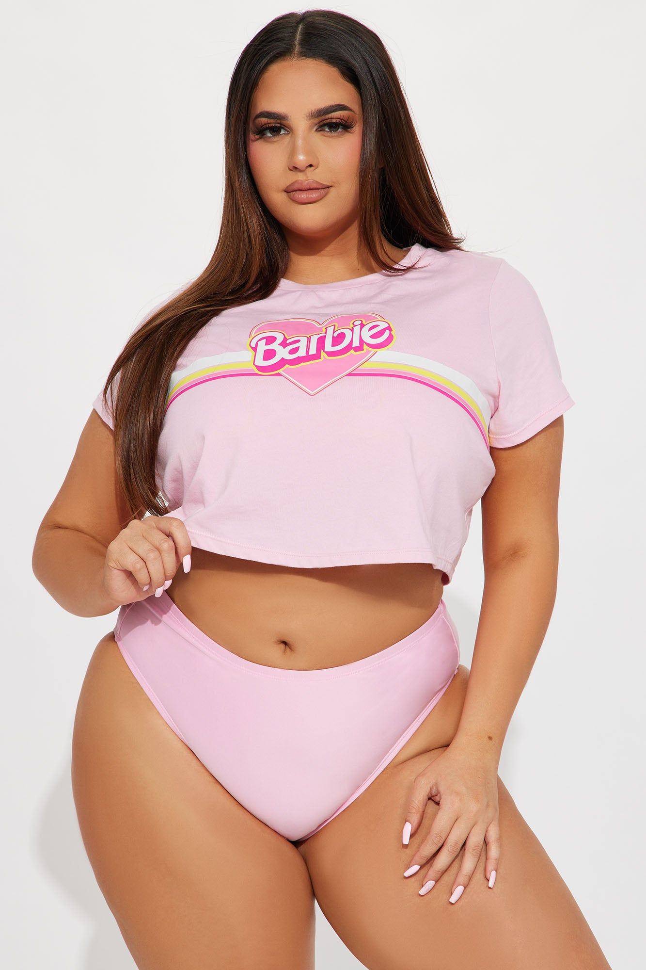 Barbie Girl 3 Piece Bikini Set - Pink sold by Fashion Nova product image thumbnail 8