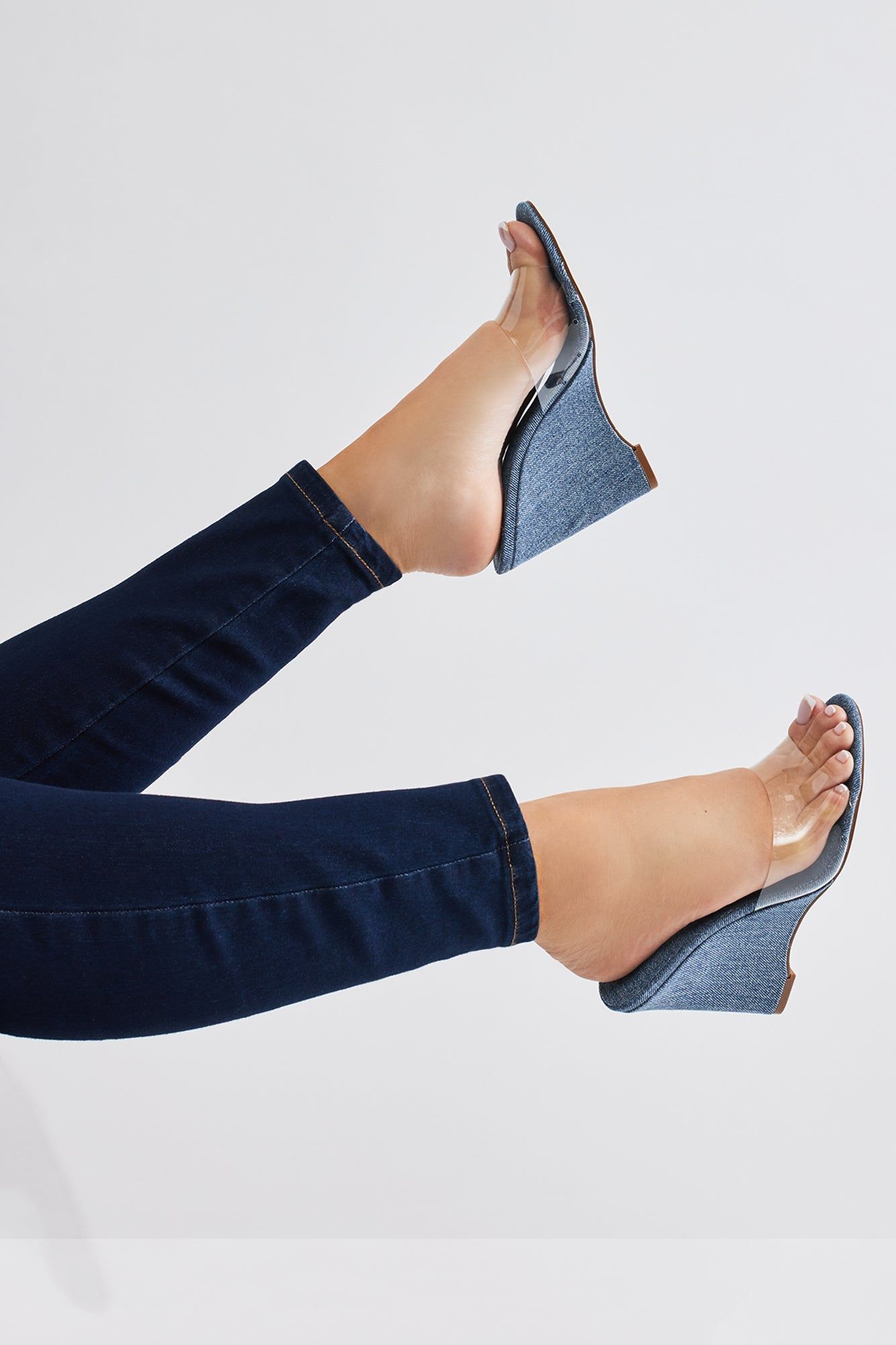 Great Findings Wedges - Denim sold by Fashion Nova product image thumbnail 4
