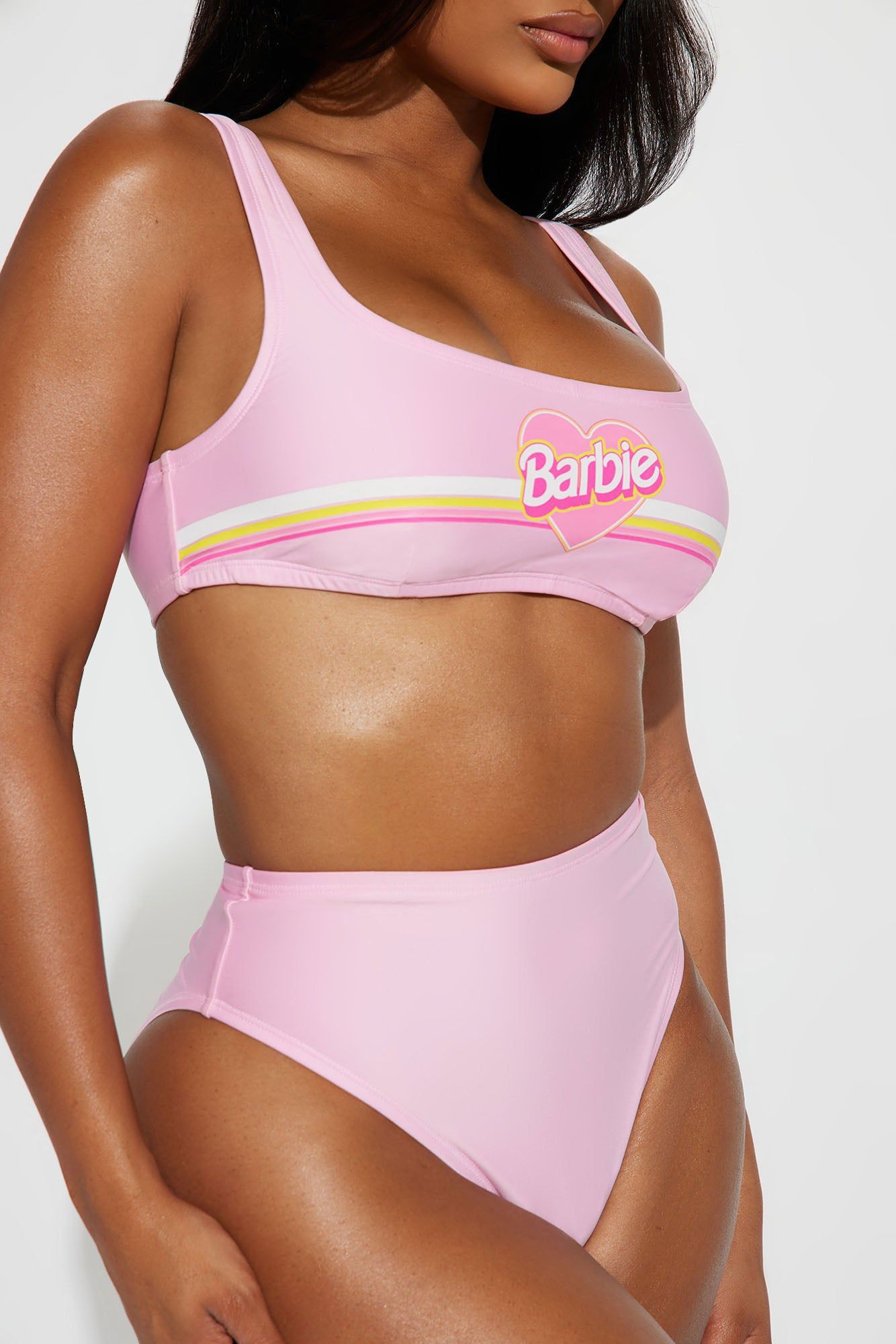 Barbie Girl 3 Piece Bikini Set - Pink sold by Fashion Nova product image thumbnail 4