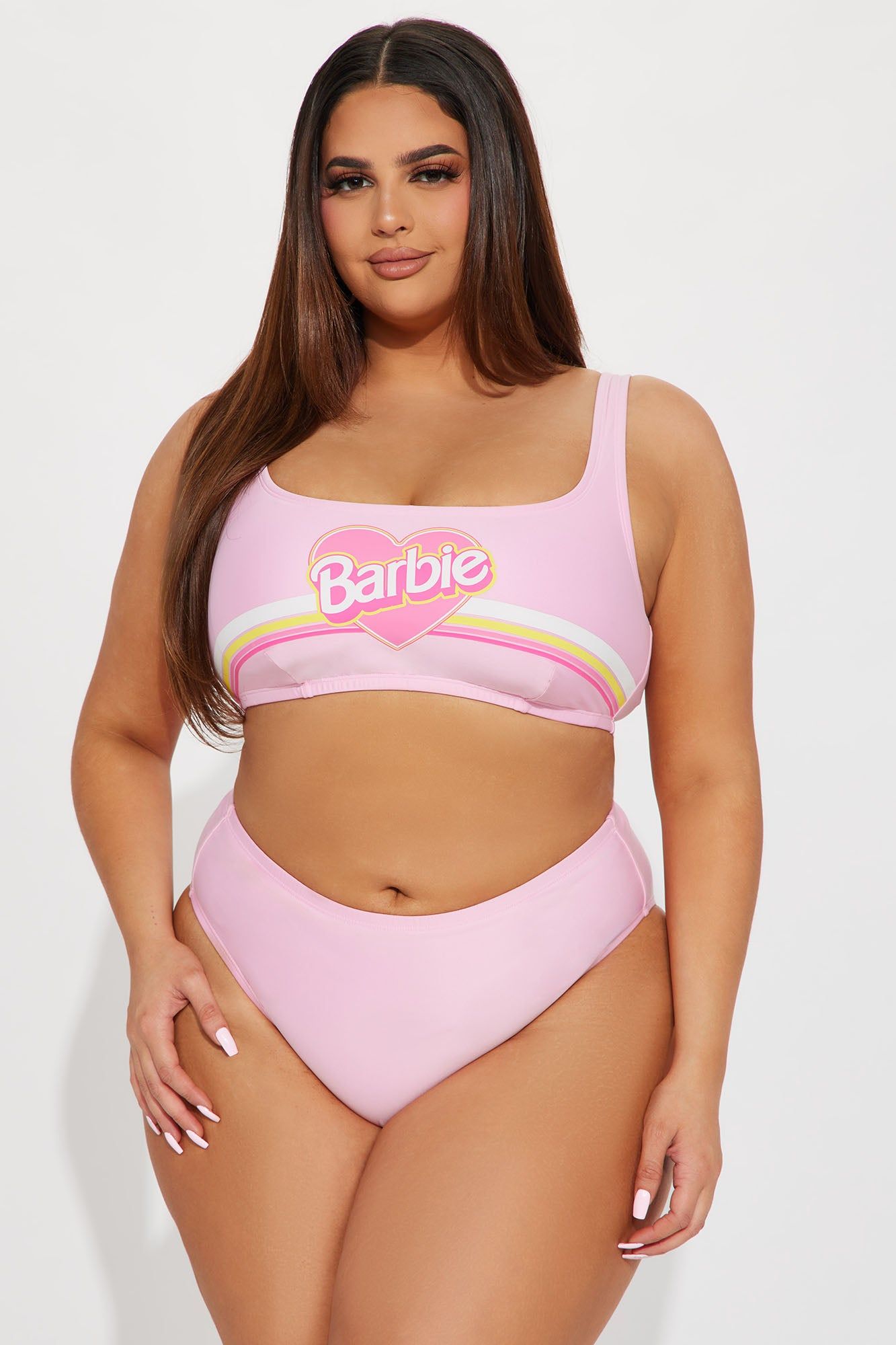 Barbie Girl 3 Piece Bikini Set - Pink sold by Fashion Nova product image thumbnail 9