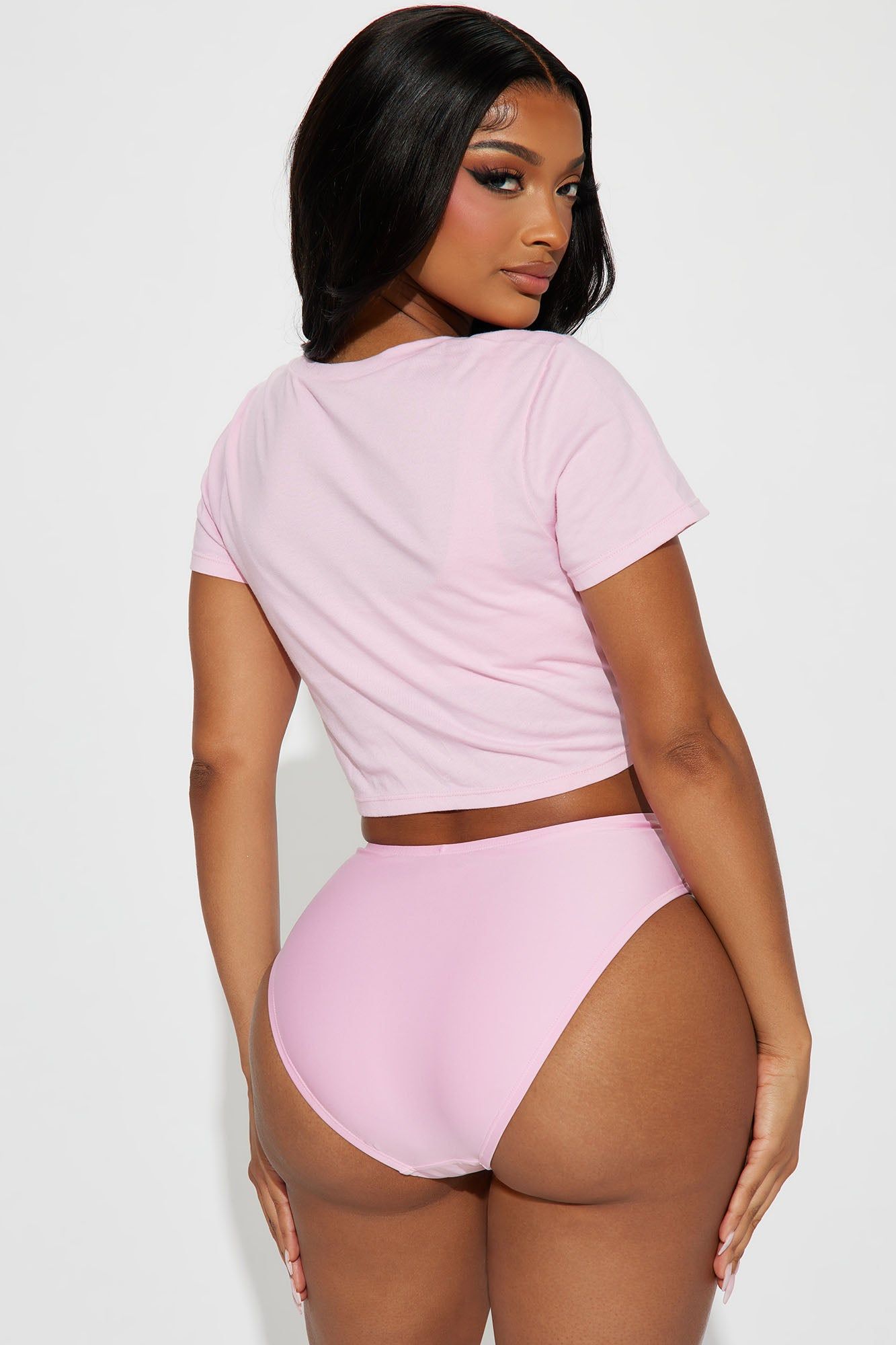 Barbie Girl 3 Piece Bikini Set - Pink sold by Fashion Nova product image thumbnail 7
