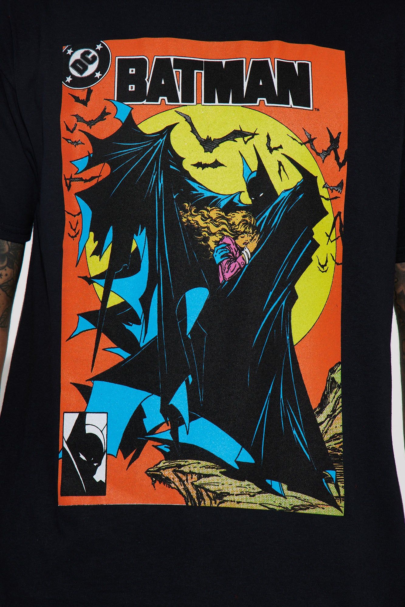 Batman Comicbook Cover Short Sleeve Tee - Black sold by Fashion Nova product image thumbnail 3