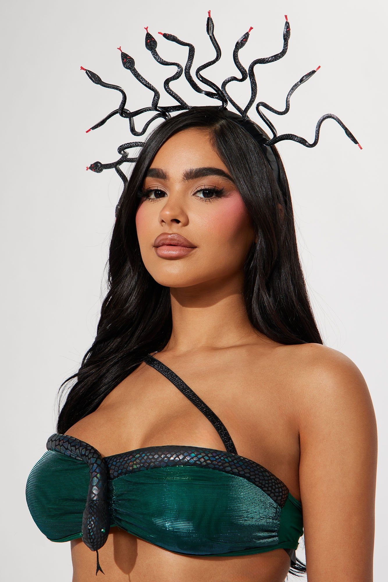 Stone Cold Goddess 4 Piece Costume Set - Green sold by Fashion Nova product image thumbnail 3