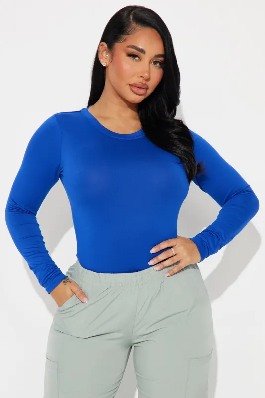 Stretch Uniform UnderScrub Shirt - Royal sold by Fashion Nova
