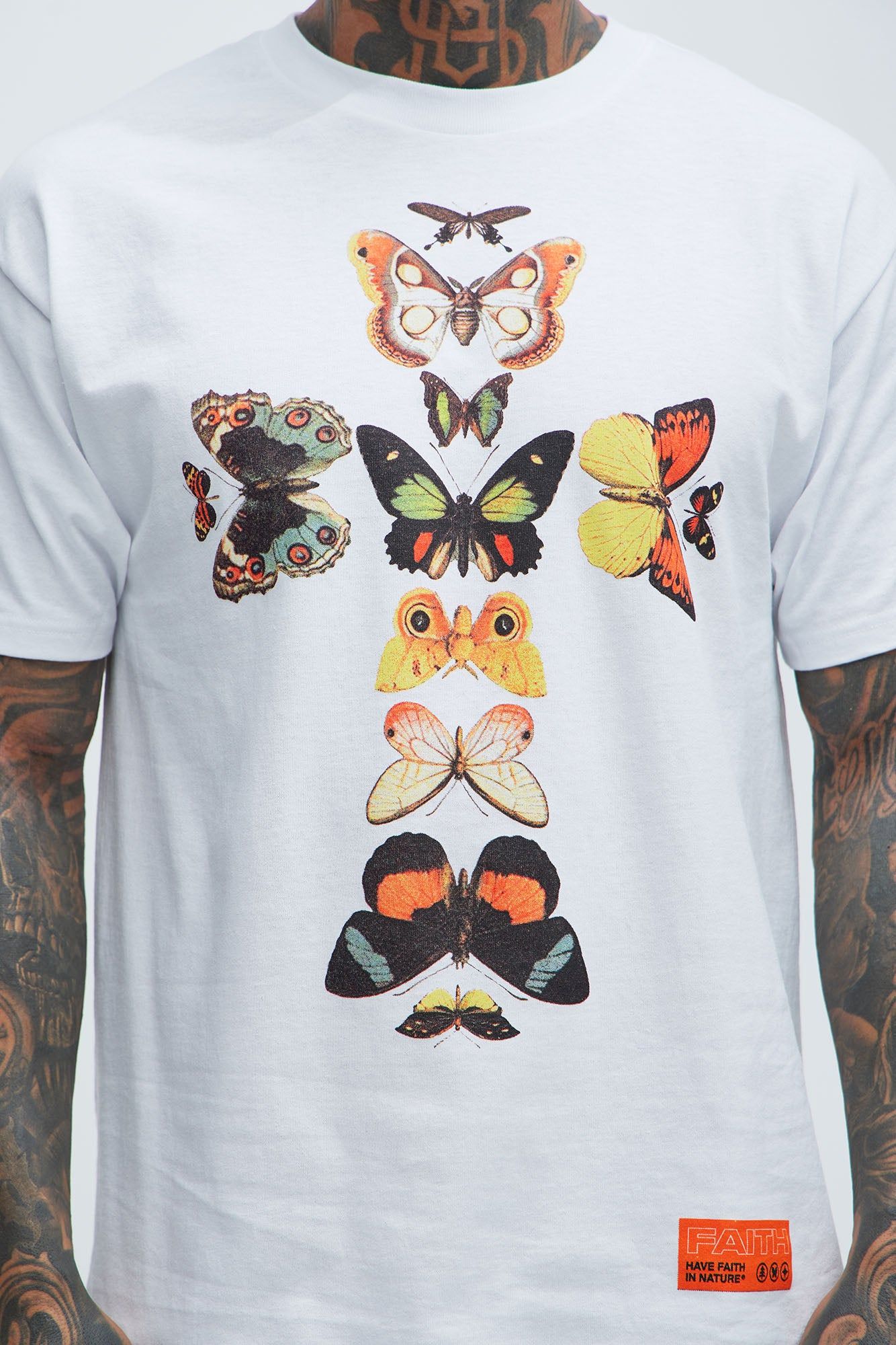 Faith In Nature Short Sleeve Tee - White sold by Fashion Nova product image thumbnail 3