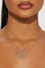 SoCal Butterflies Necklace - Gold sold by Fashion Nova