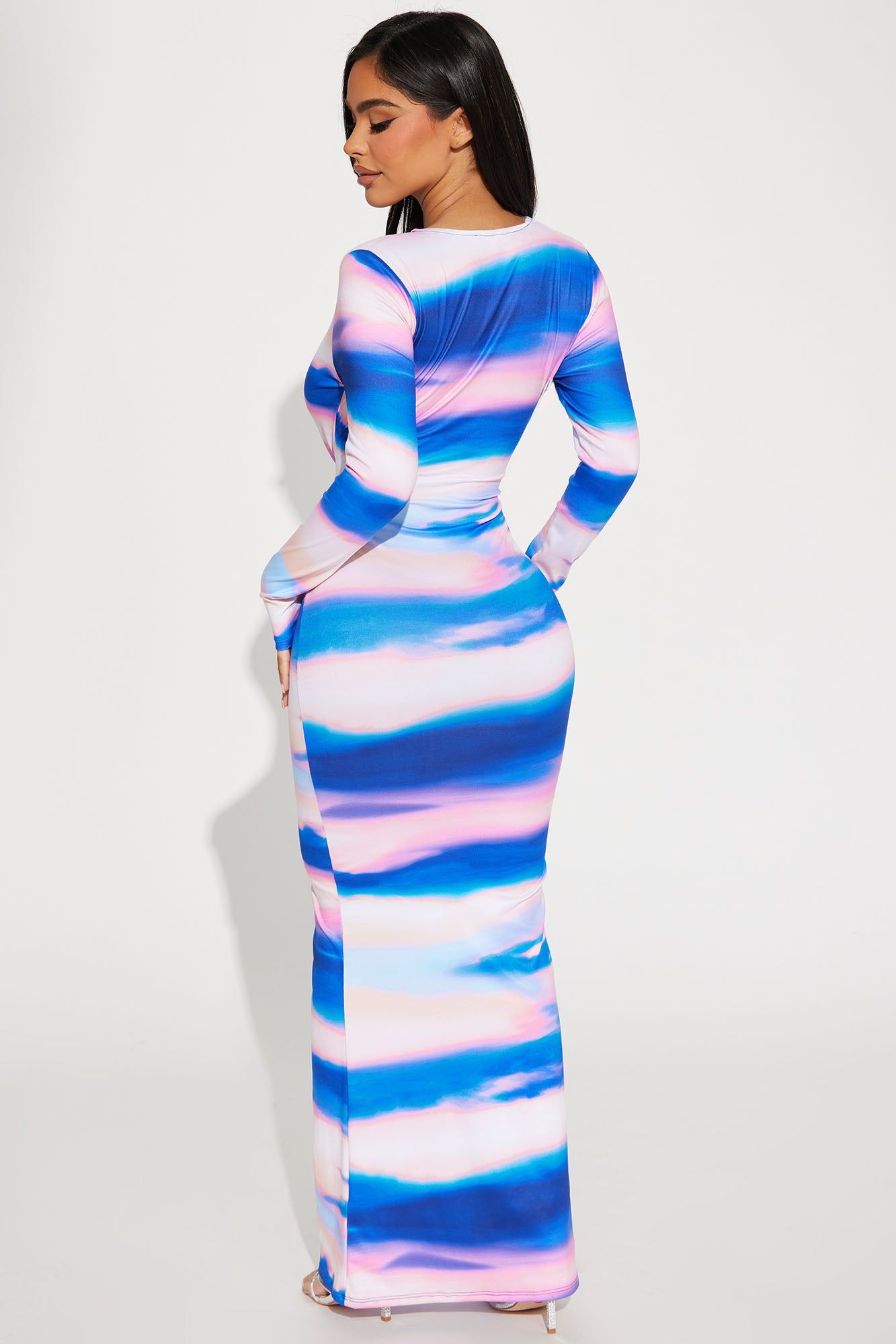 Juliana Maxi Dress - Blue/combo sold by Fashion Nova product image thumbnail 3