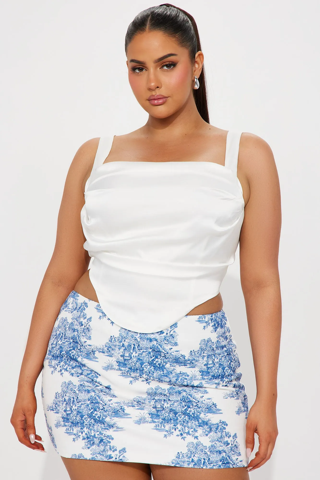 All I Need Satin Corset Top - Ivory sold by Fashion Nova product image thumbnail 4