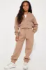 Mini Brianna Jogger Pant Set - Mocha sold by Fashion Nova