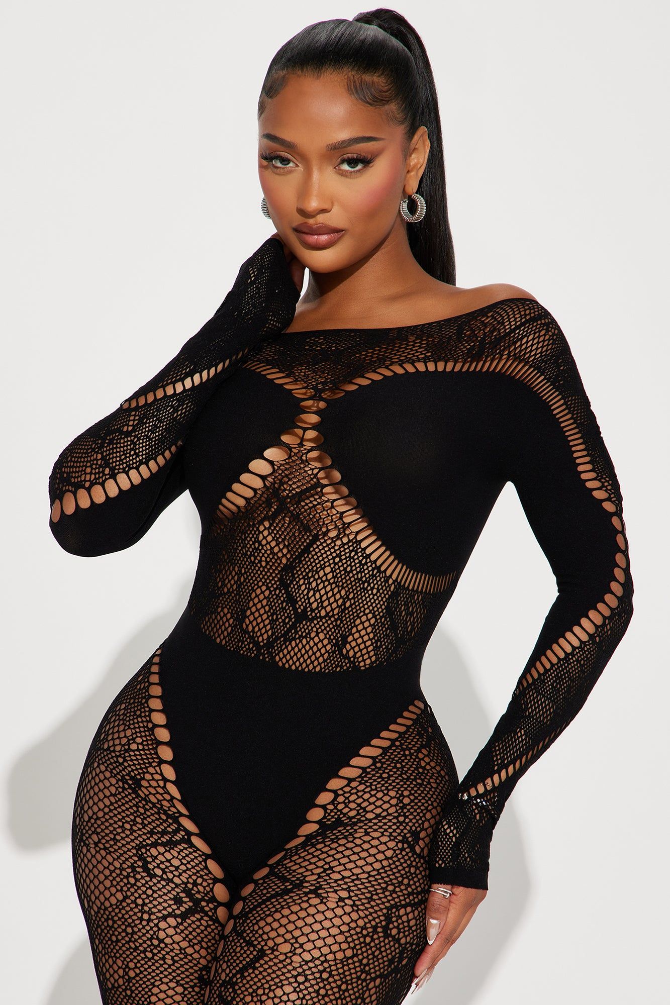 Love Me Harder Seamless Jumpsuit - Black sold by Fashion Nova product image thumbnail 2