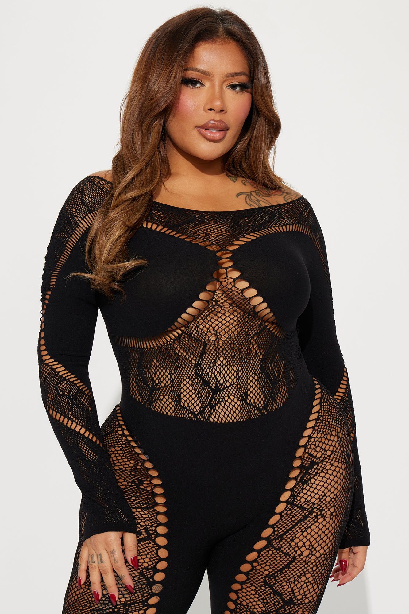 Love Me Harder Seamless Jumpsuit - Black sold by Fashion Nova product image thumbnail 5
