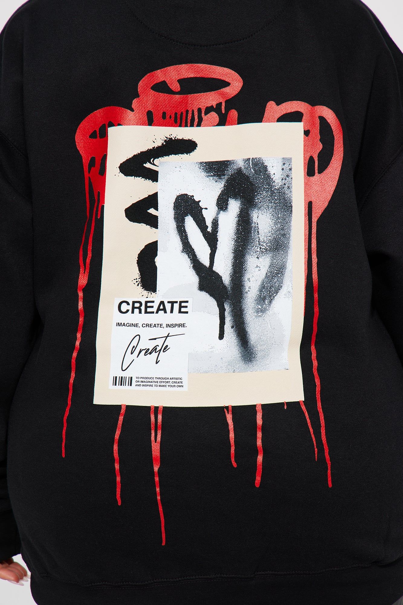 Create What You Love Hoodie - Black sold by Fashion Nova product image thumbnail 9