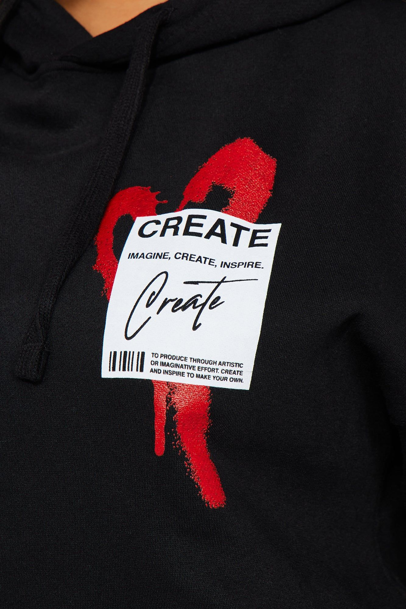 Create What You Love Hoodie - Black sold by Fashion Nova product image thumbnail 7