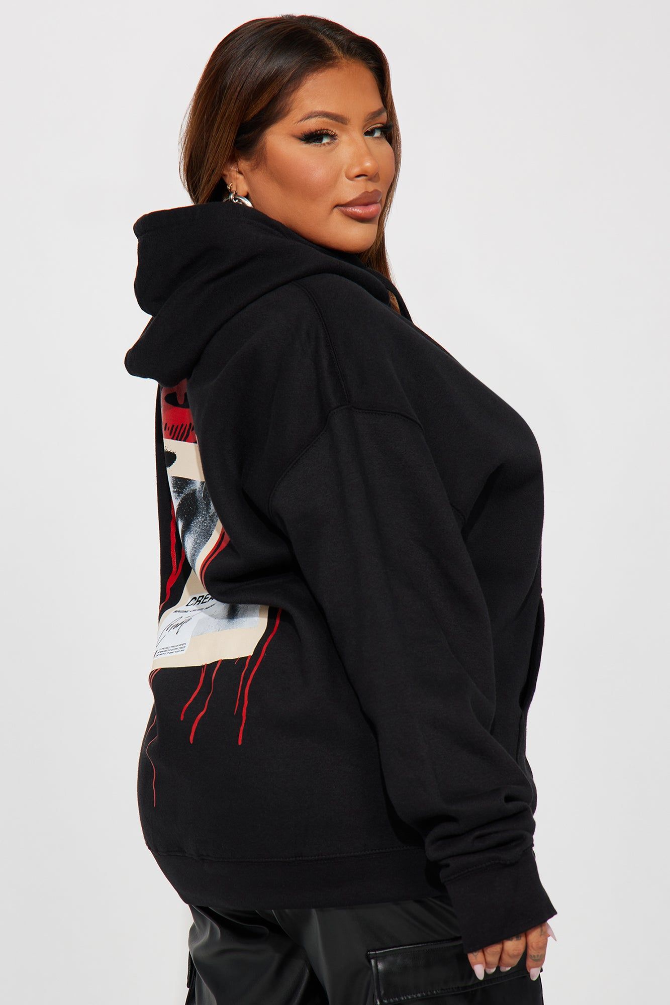 Create What You Love Hoodie - Black sold by Fashion Nova product image thumbnail 8