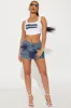 Get It Together Patchwork Denim Mini Skirt - Medium Wash sold by Fashion Nova