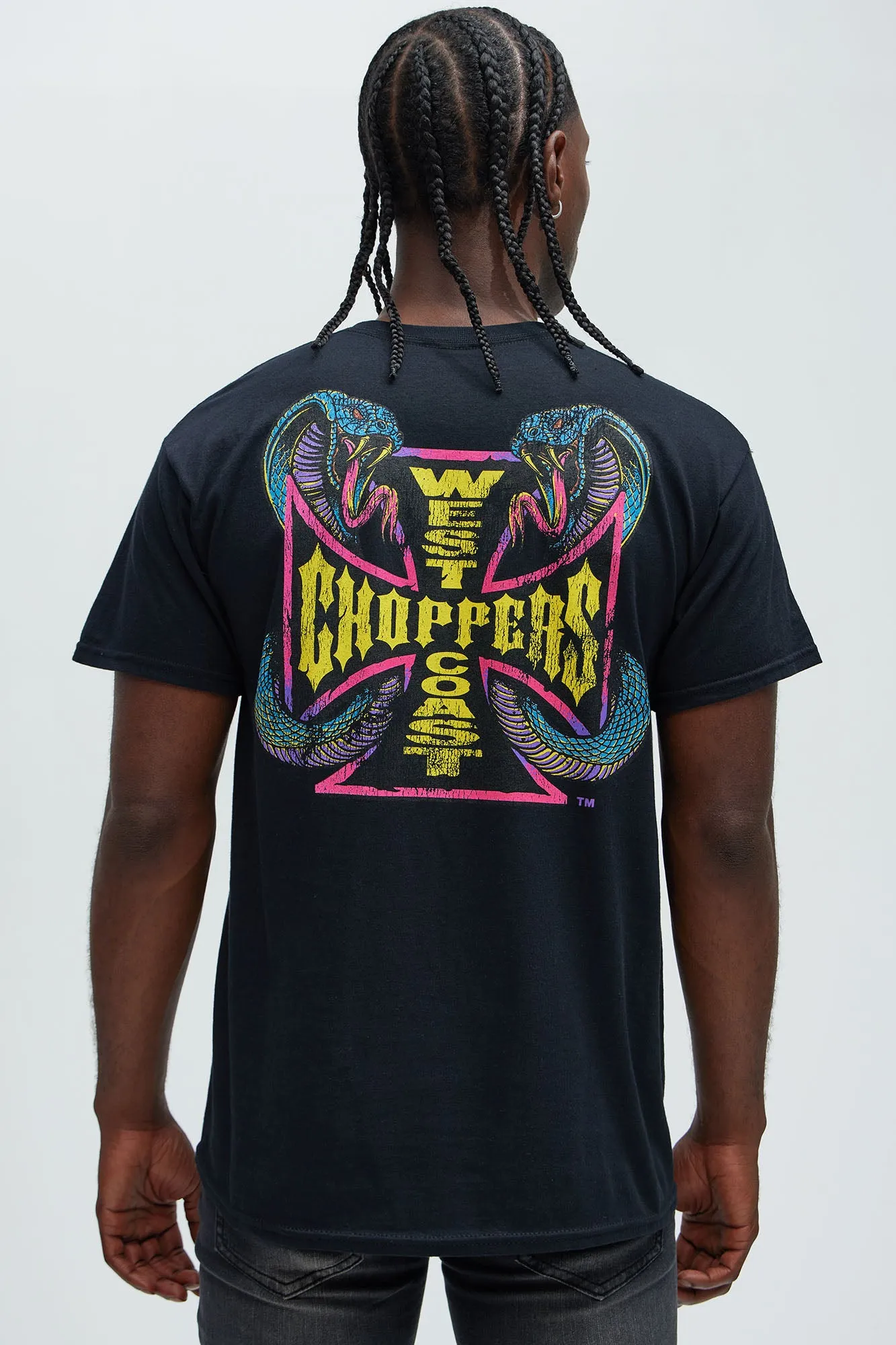 West Coast Choppers Cobra Short Sleeve Tee - Black sold by Fashion Nova product image thumbnail 4