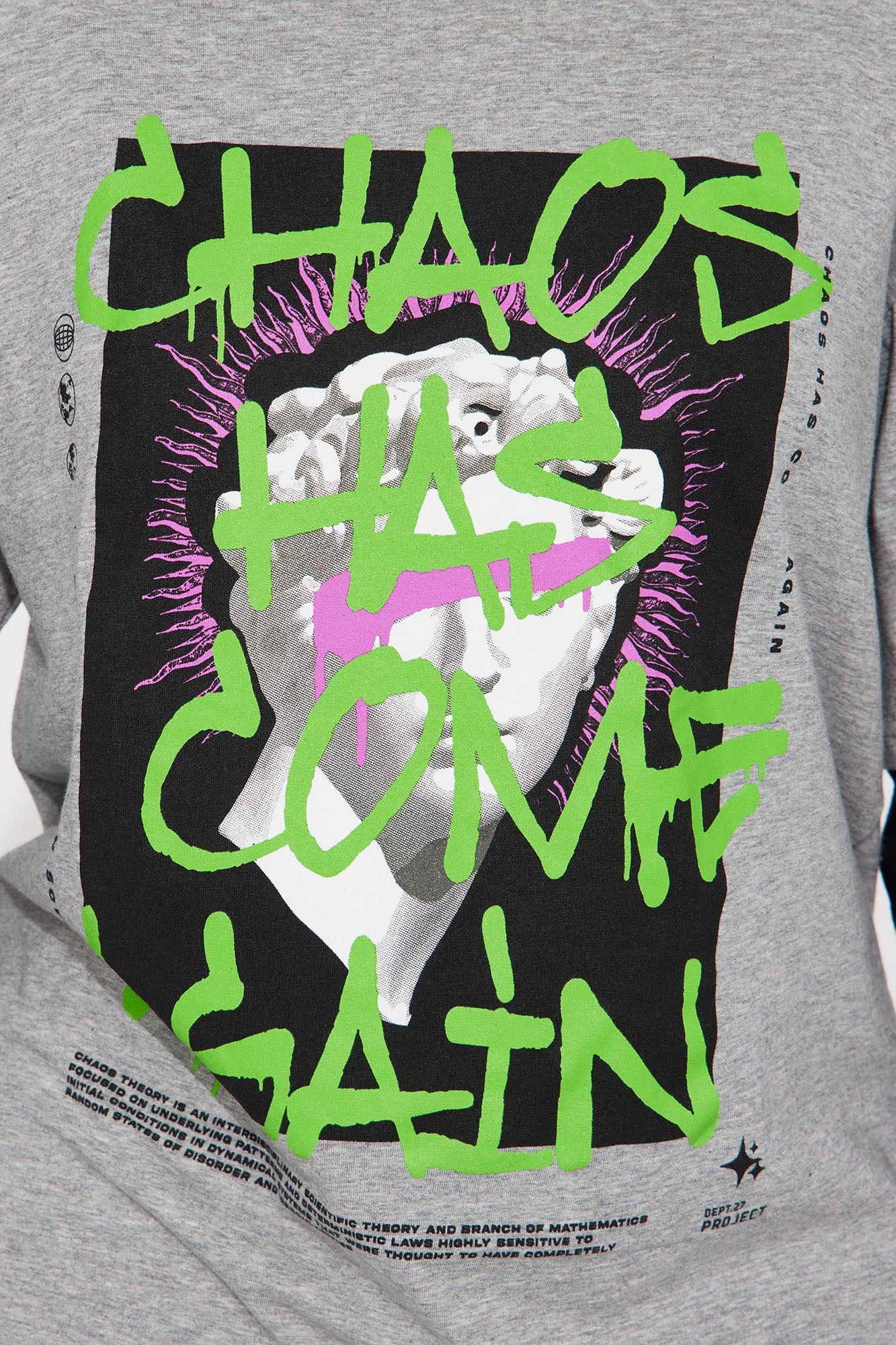 Chaos Again Pant Set - Heather Grey sold by Fashion Nova product image thumbnail 3