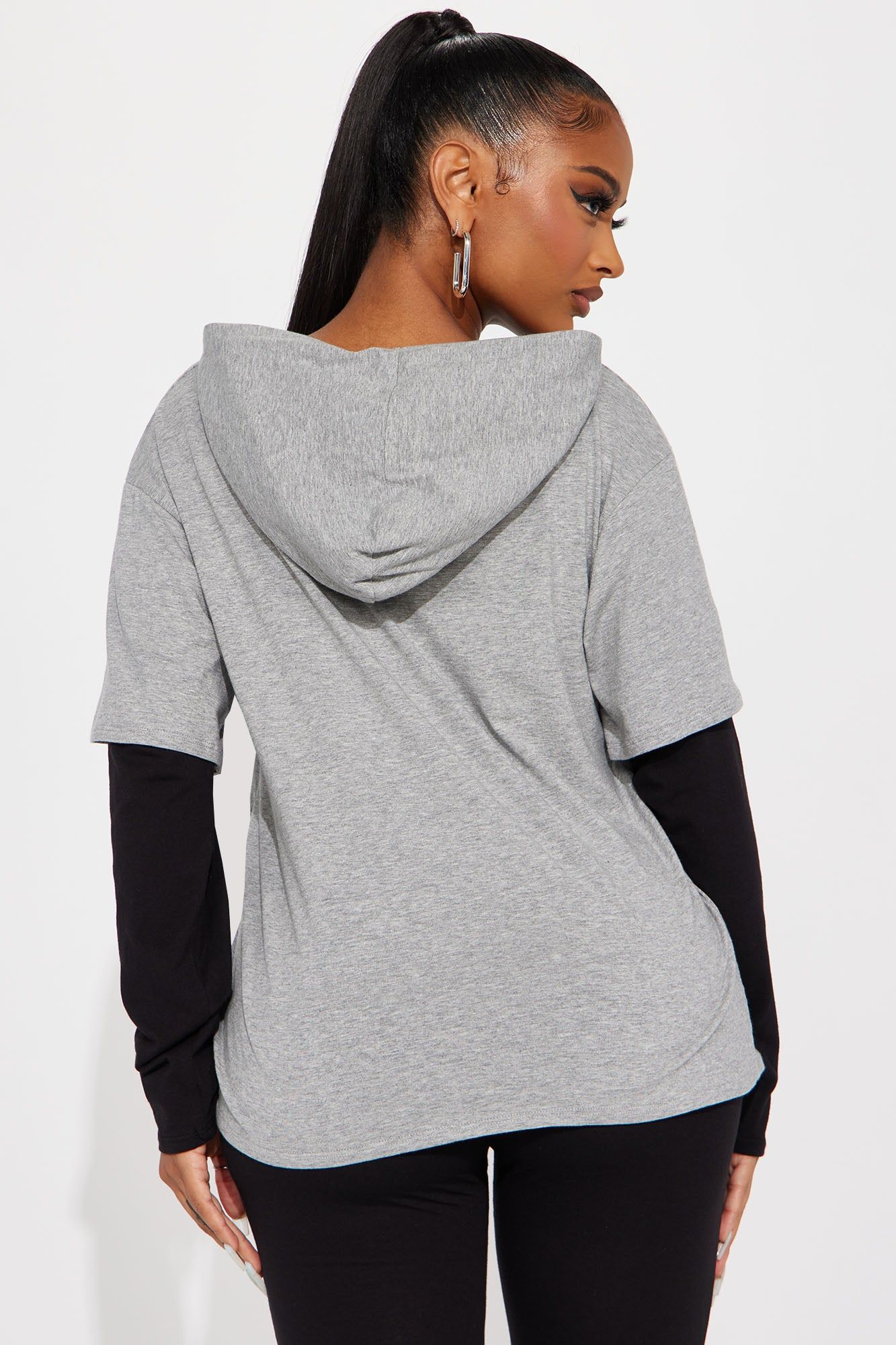 Chaos Again Pant Set - Heather Grey sold by Fashion Nova product image thumbnail 4