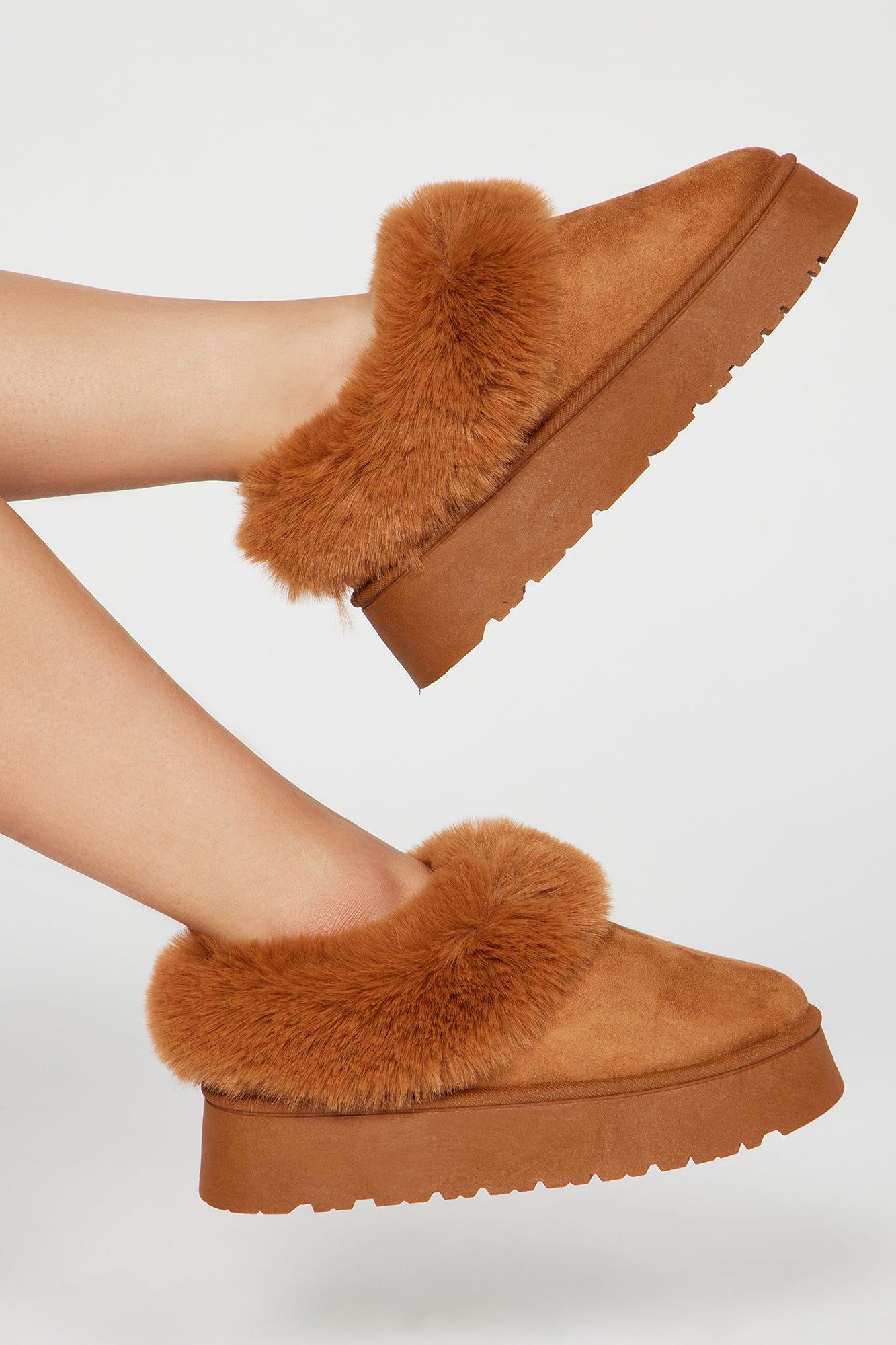 Movie Date Booties - Chestnut sold by Fashion Nova