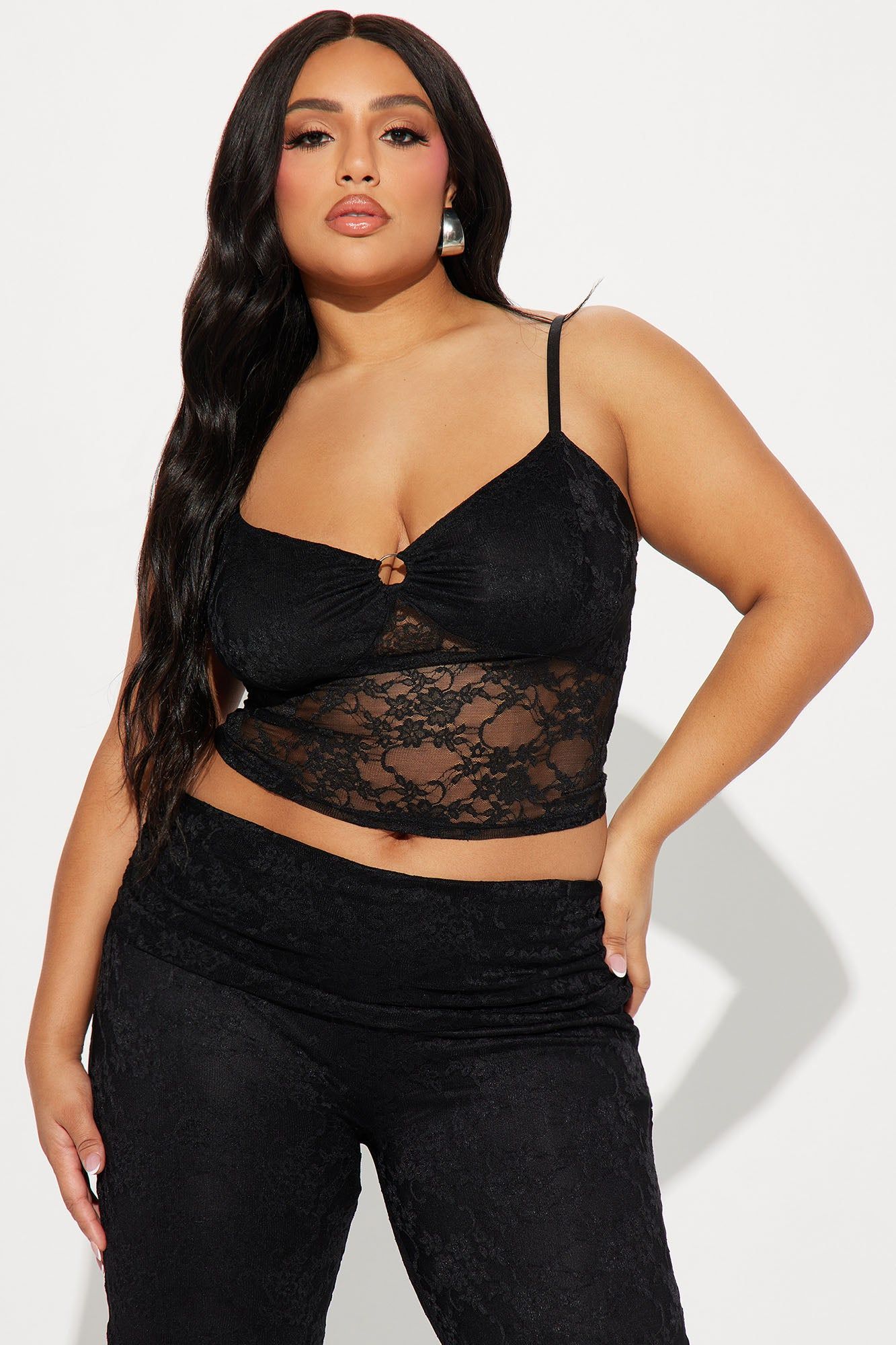 Love You Lace Pant Set - Black sold by Fashion Nova product image thumbnail 5