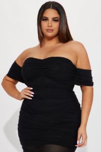 Sofia Mesh Maxi Dress - Black sold by Fashion Nova