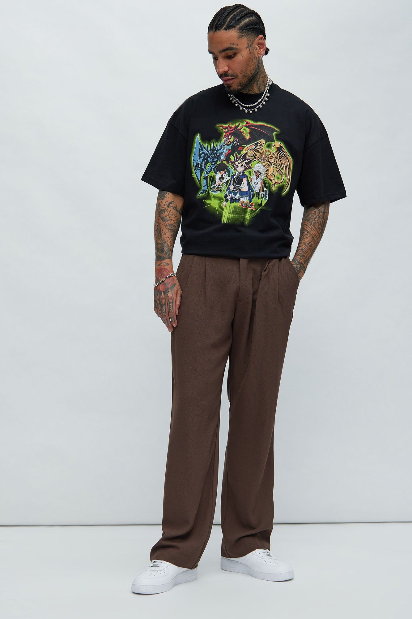 Yugioh Egyptian God Cards Short Sleeve Tee - Black sold by Fashion Nova product image thumbnail 2