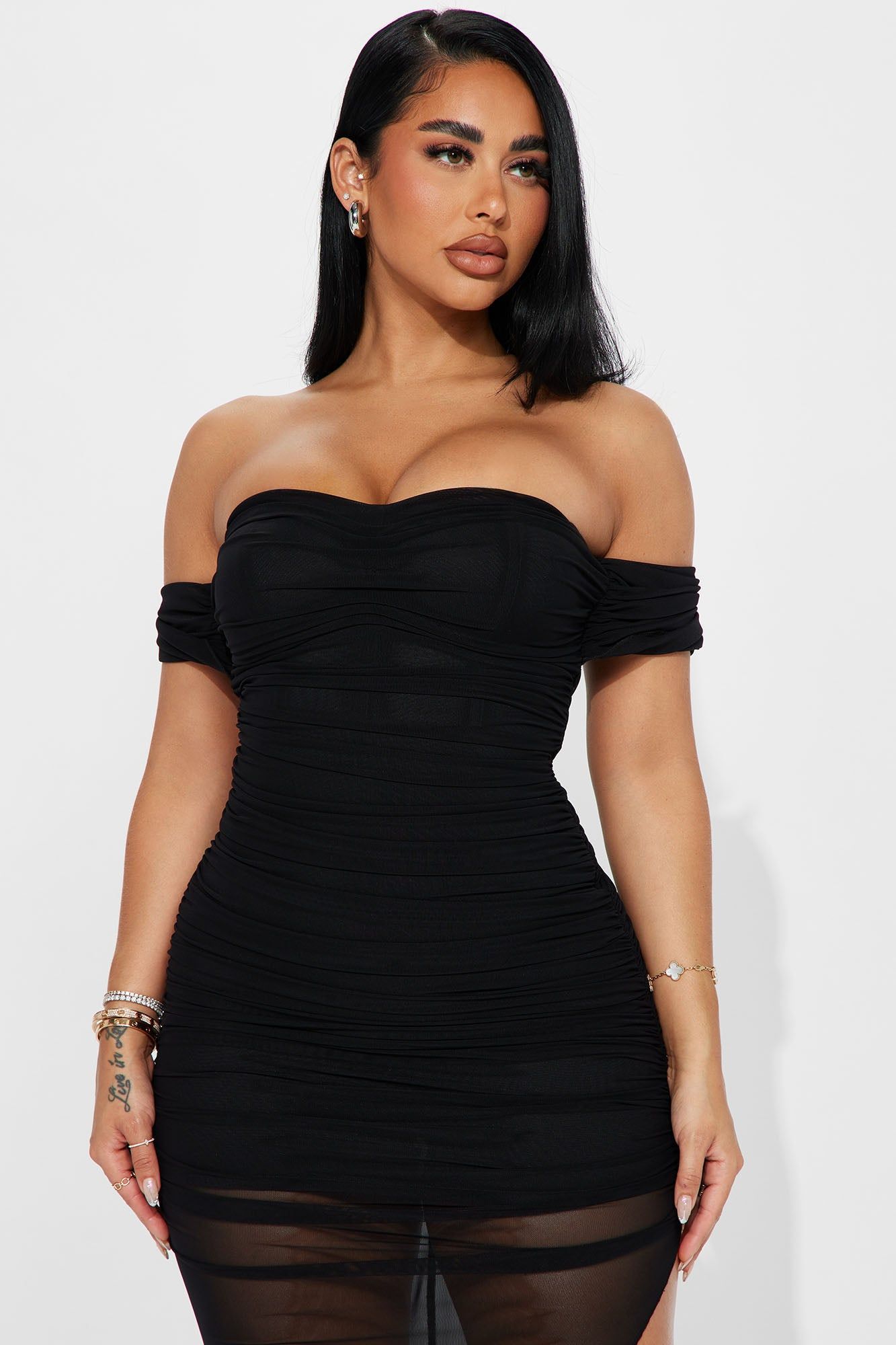 Sofia Mesh Maxi Dress - Black sold by Fashion Nova product image thumbnail 2