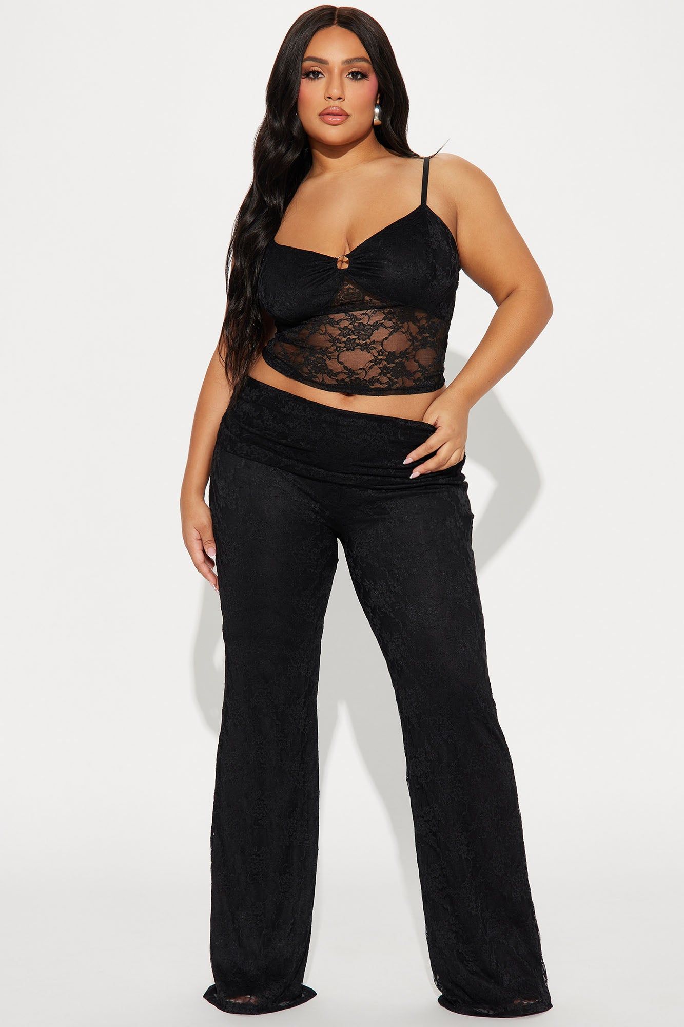 Love You Lace Pant Set - Black sold by Fashion Nova product image thumbnail 4