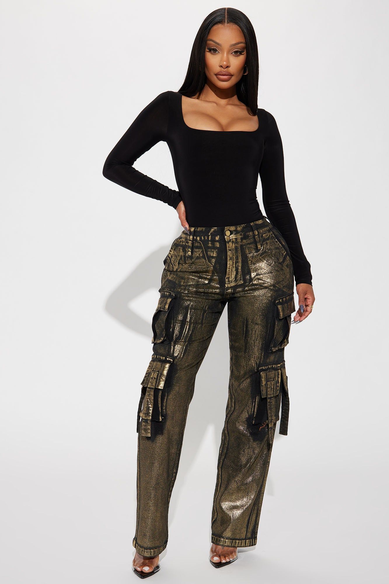 So Effortless Double Lined Bodysuit - Black sold by Fashion Nova product image thumbnail 2