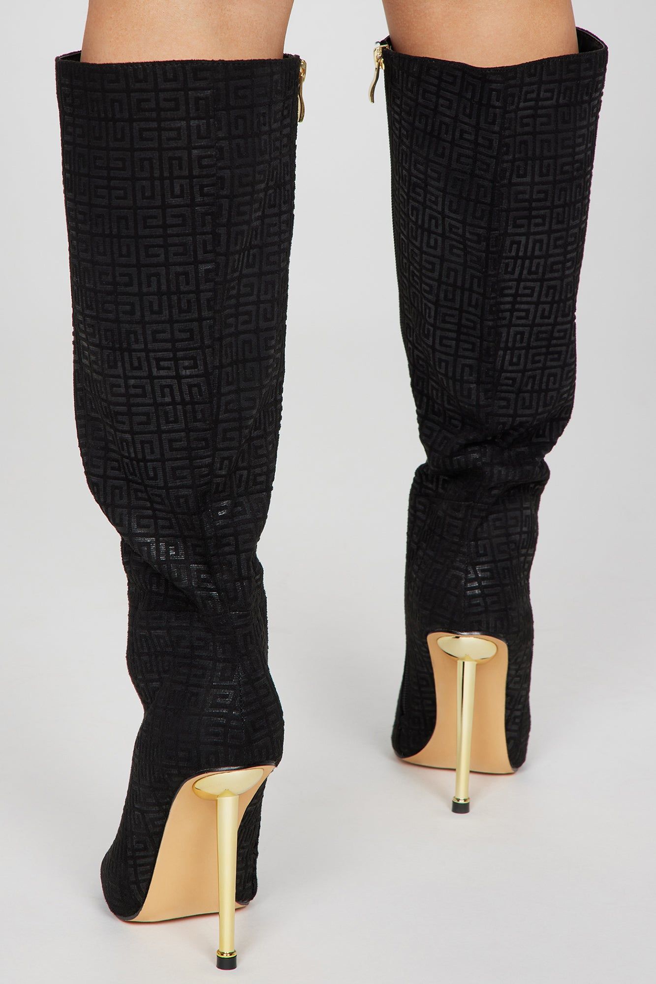 Need Some Clarity Knee High Boots - Black sold by Fashion Nova product image thumbnail 4