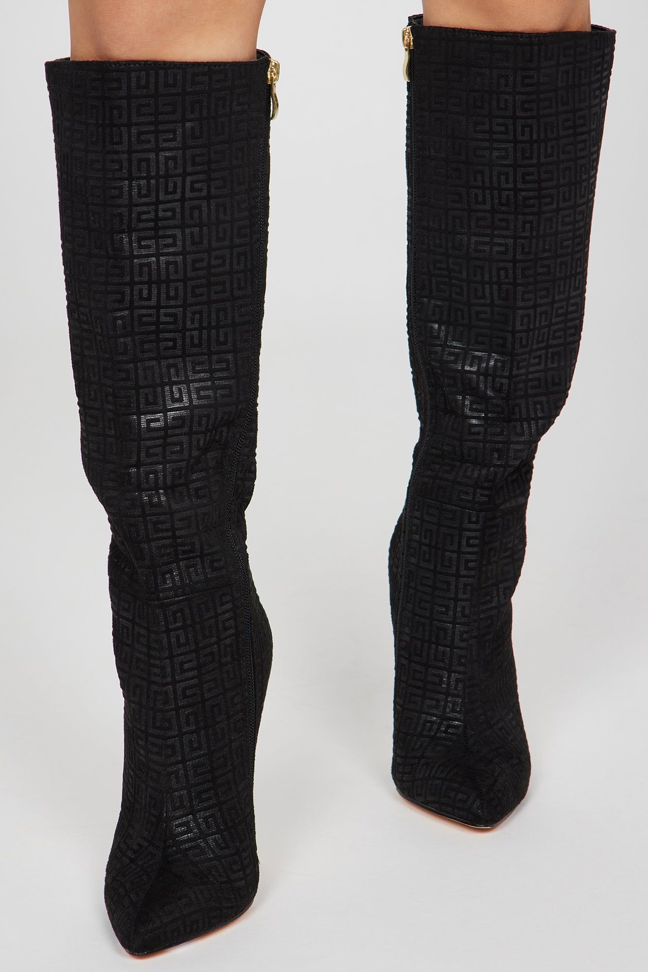 Need Some Clarity Knee High Boots - Black sold by Fashion Nova product image thumbnail 2