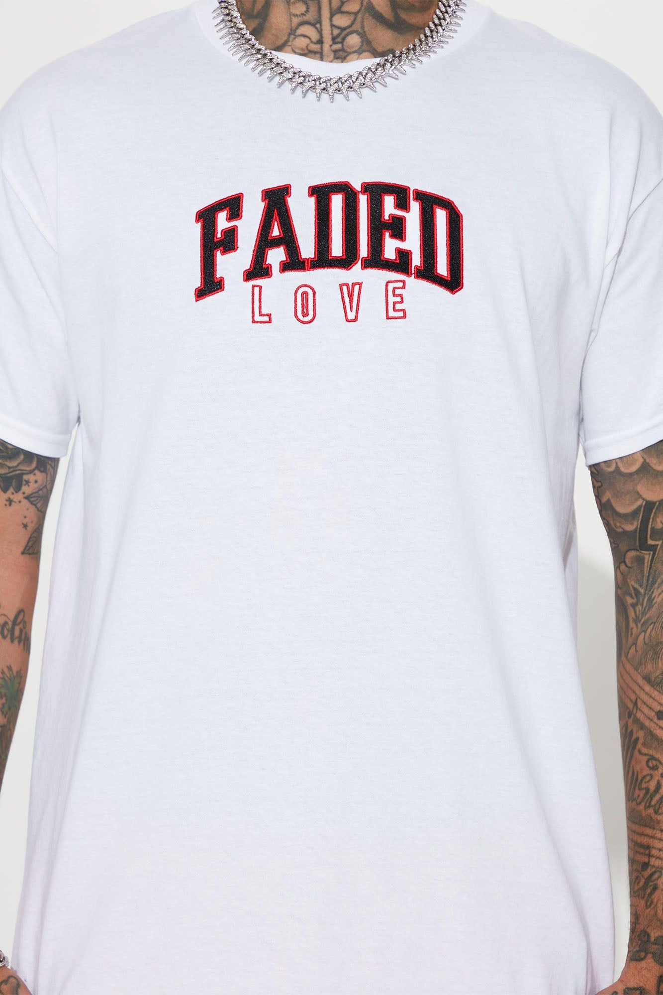 Faded In Love Short Sleeve Tee - White sold by Fashion Nova product image thumbnail 4