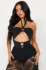 Monaco Crochet Maxi Dress - Black sold by Fashion Nova