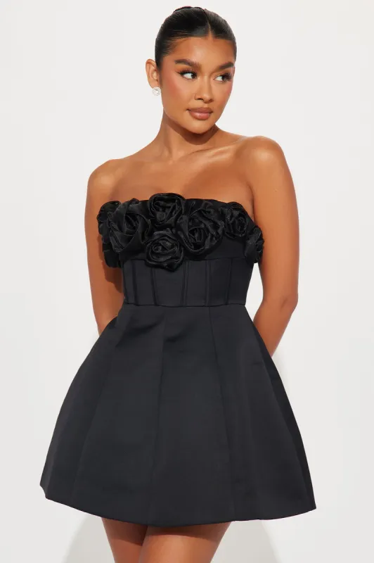 Bliss Corset Mini Dress - Black sold by Fashion Nova