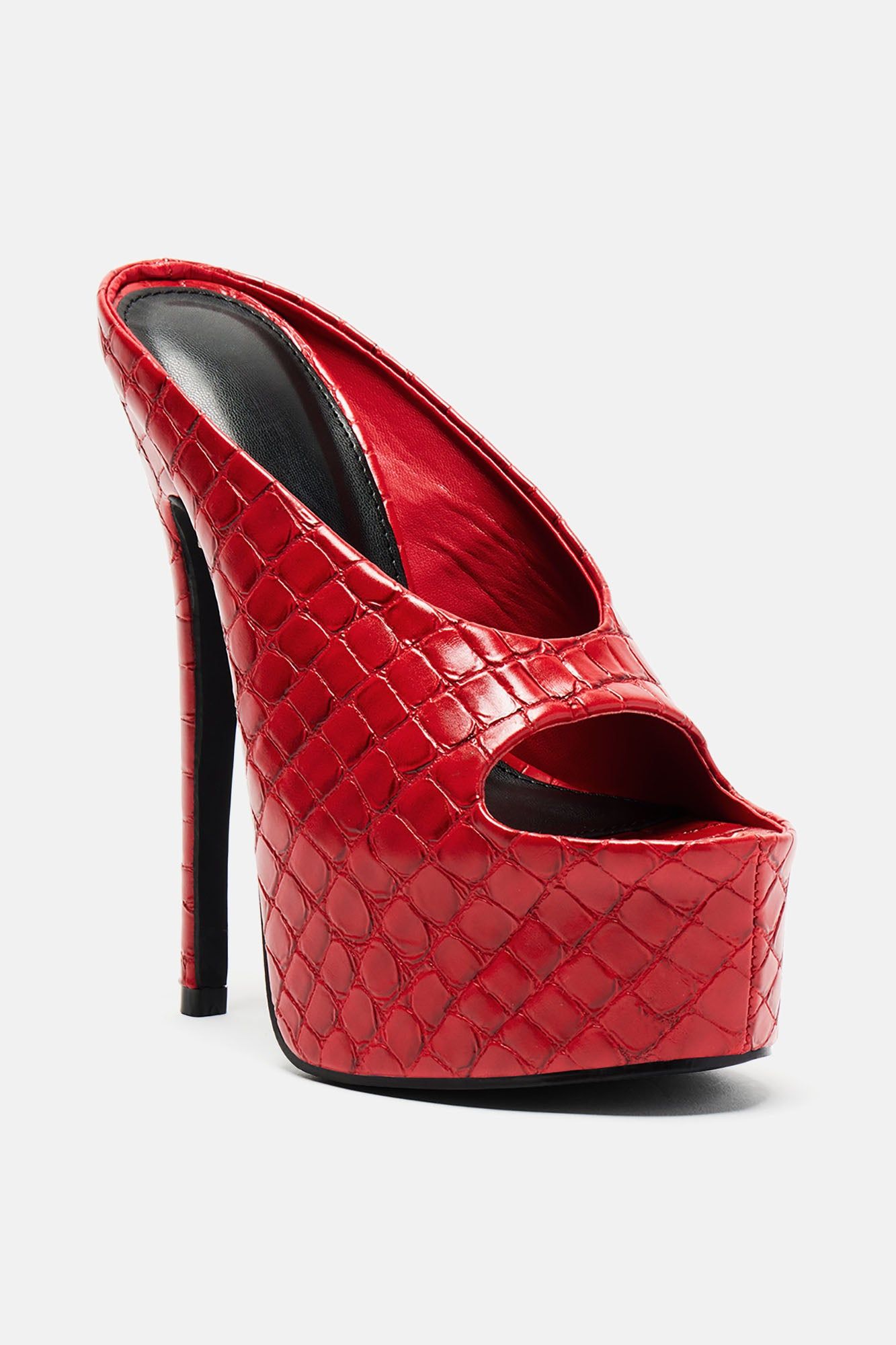 Can't Lose With Me Platform Heels - Red sold by Fashion Nova product image thumbnail 2