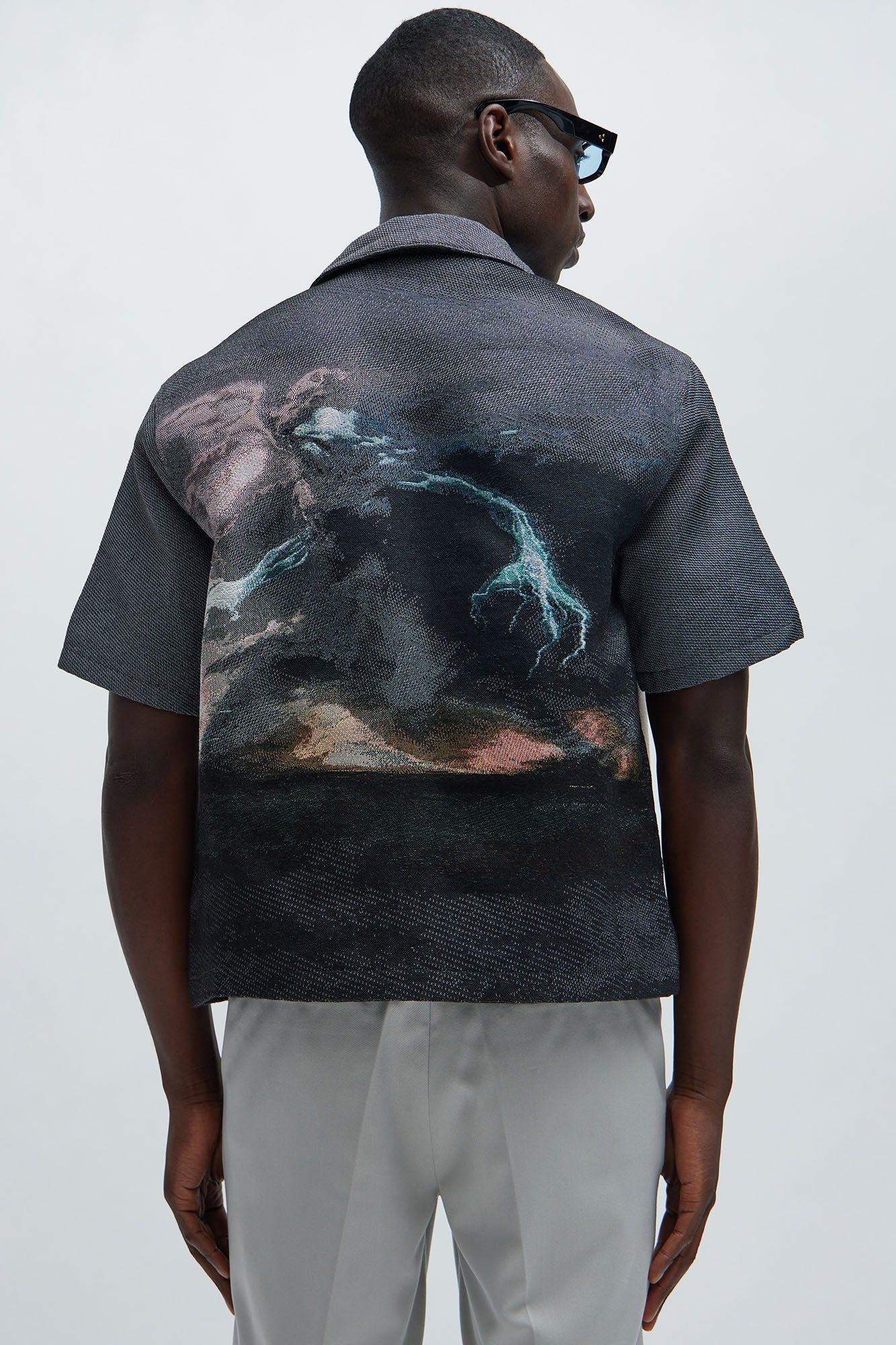 Lightning Tapestry Shirt - Multi Color sold by Fashion Nova product image thumbnail 3