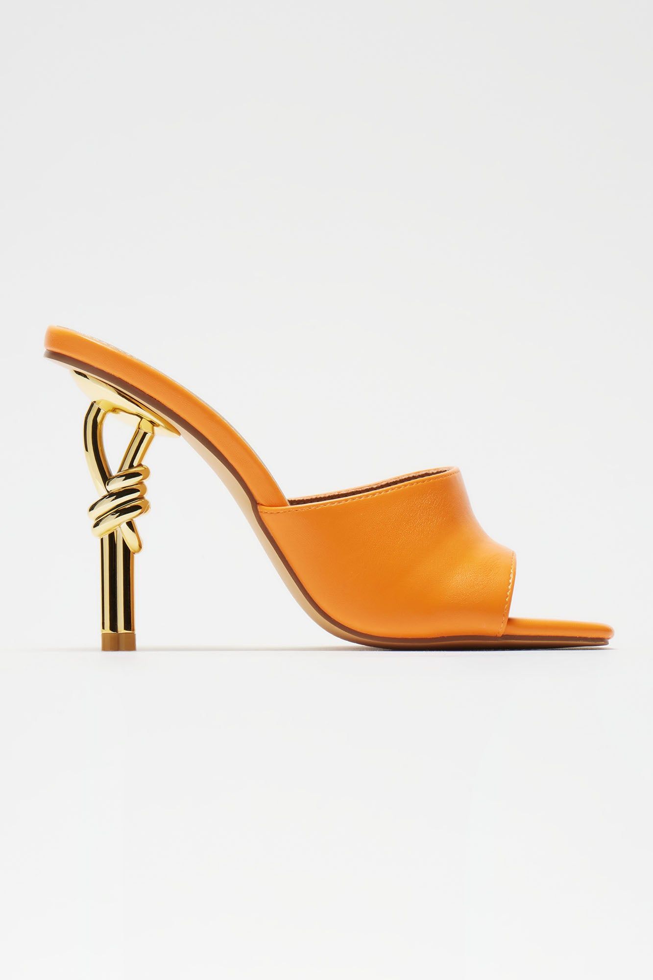 Knot Yours Novelty Mules - Orange sold by Fashion Nova product image thumbnail 5