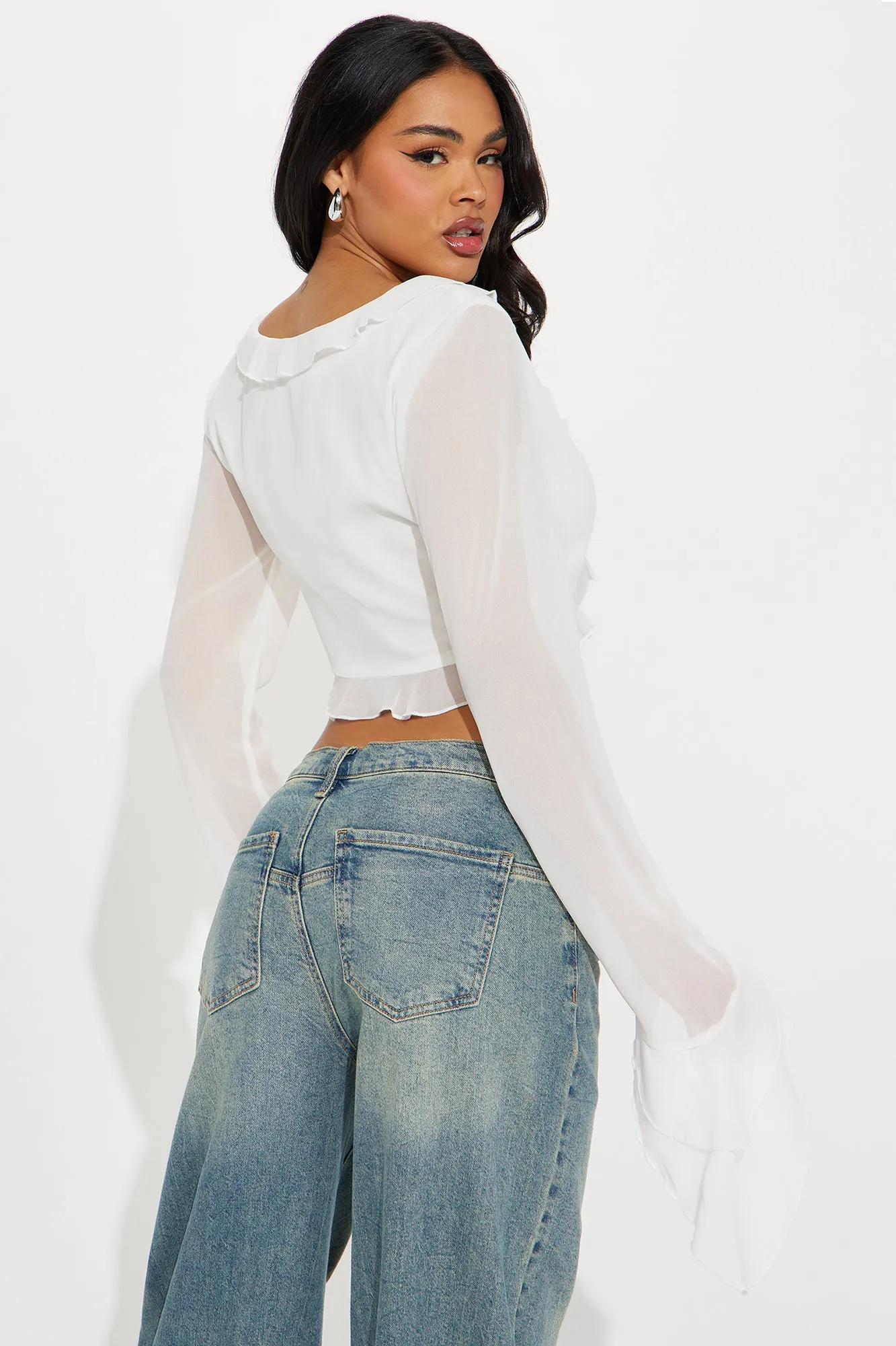 Come With Me Top - White sold by Fashion Nova product image thumbnail 3
