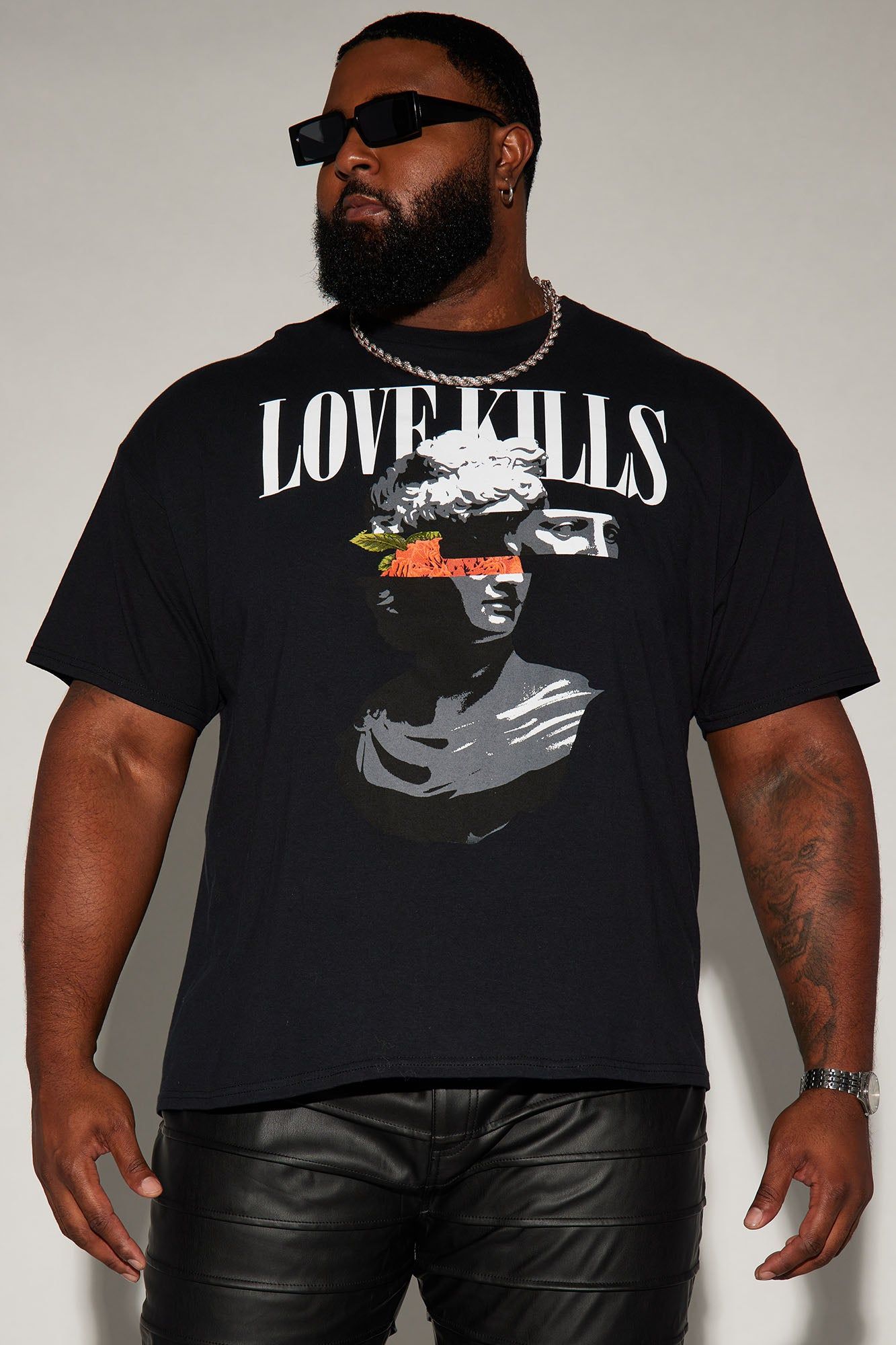 If Love Kills Short Sleeve Tee - Black sold by Fashion Nova product image thumbnail 4