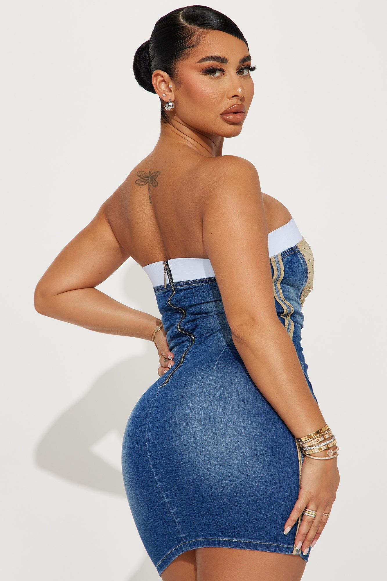 Steel Your Man Micro Mini Dress - Blue sold by Fashion Nova product image thumbnail 3