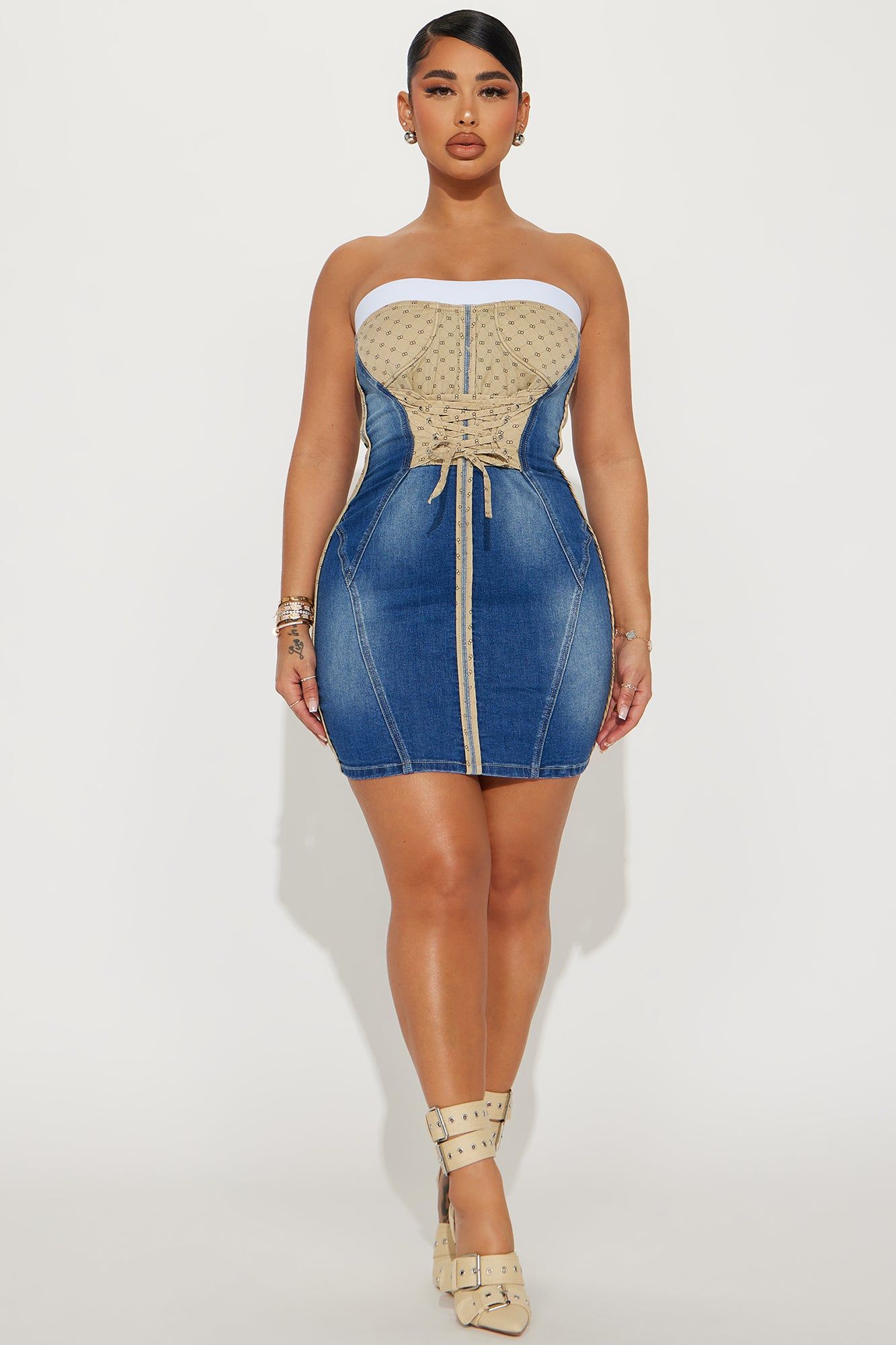 Steel Your Man Micro Mini Dress - Blue sold by Fashion Nova product image thumbnail 2