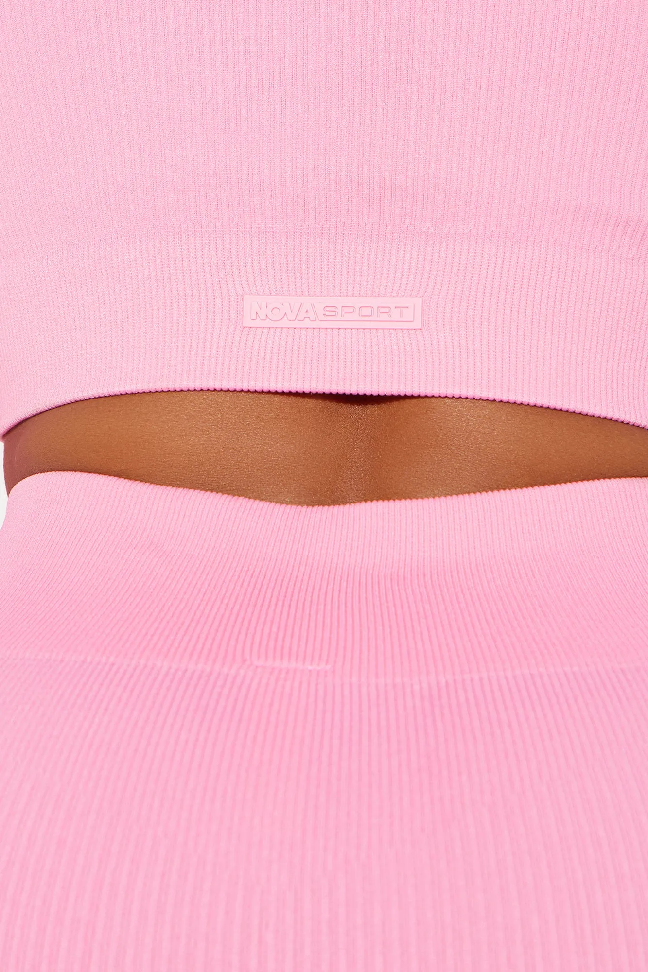 Ocean Run Effortless Seamless Active Set - Bubblegum Pink sold by Fashion Nova product image thumbnail 4