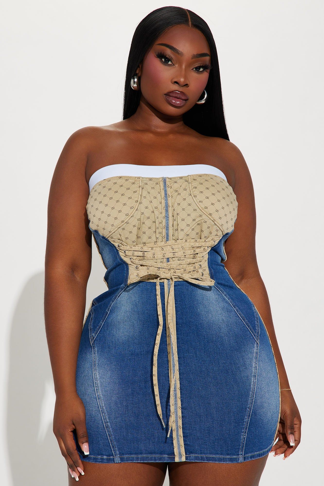 Steel Your Man Micro Mini Dress - Blue sold by Fashion Nova product image thumbnail 5