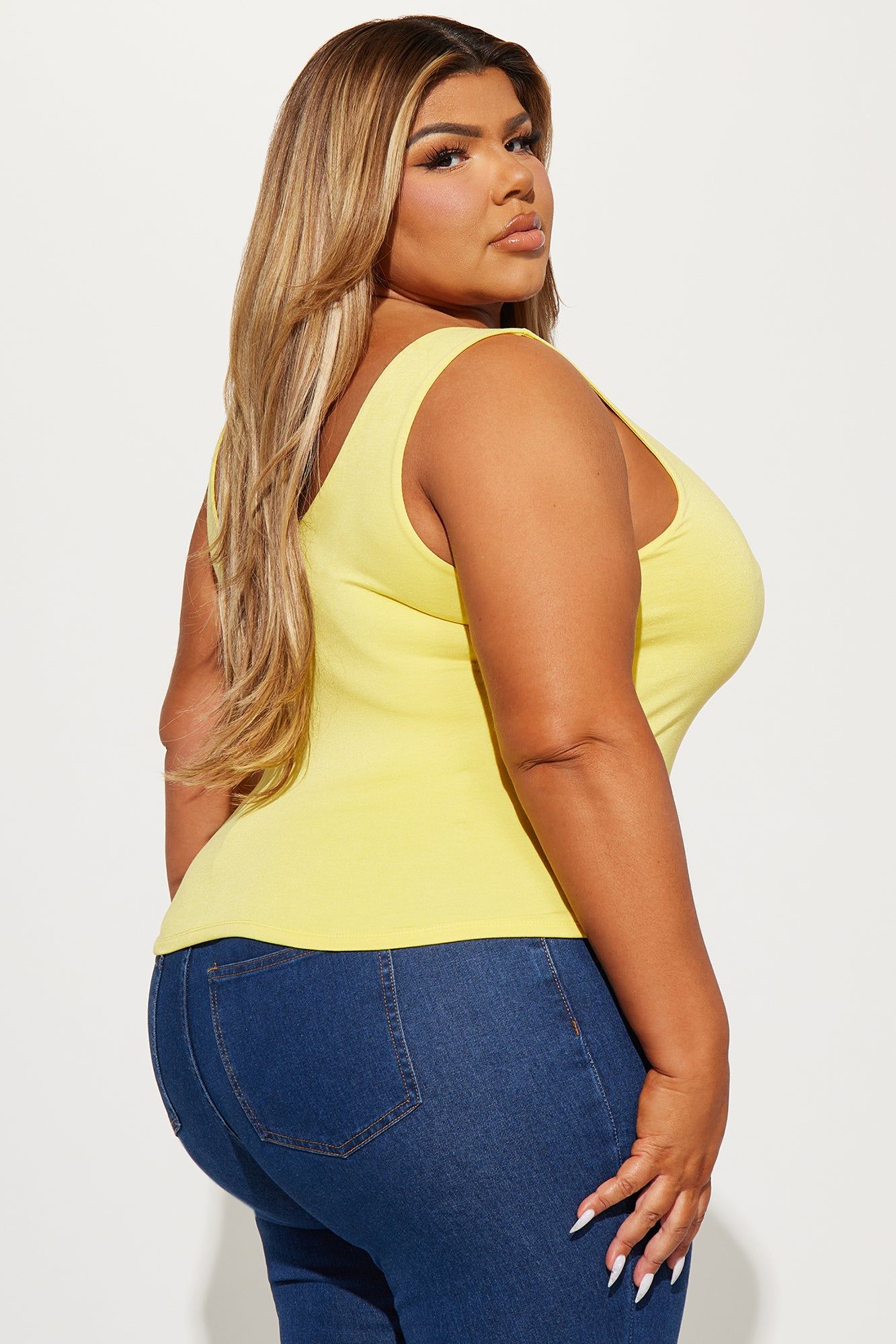 Emiah Crop Top - Yellow sold by Fashion Nova product image thumbnail 3