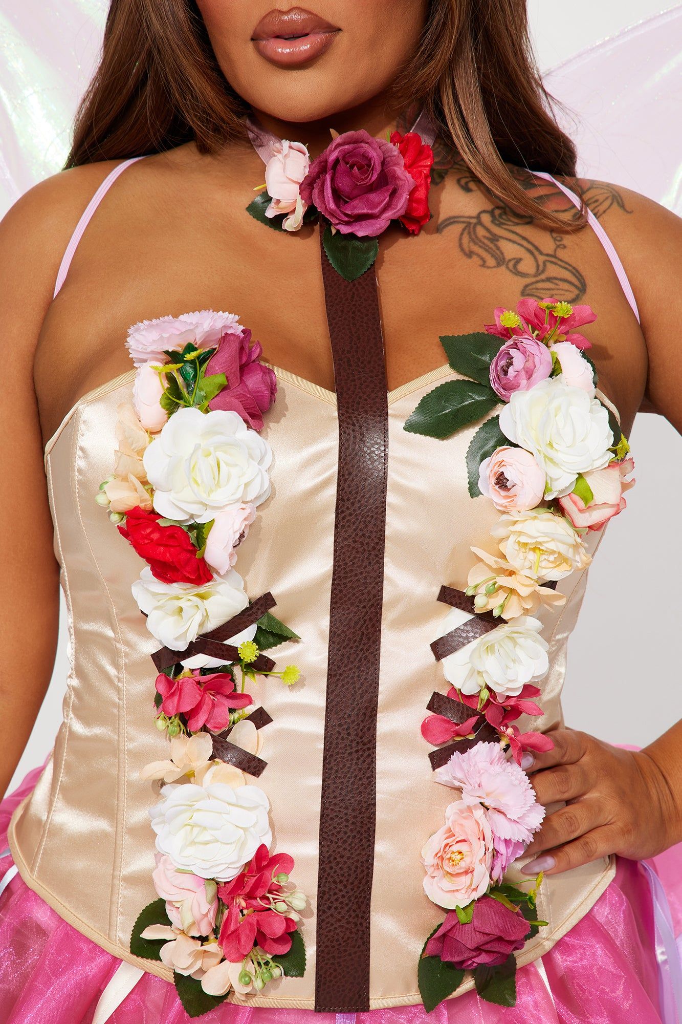 Enchanted Forest Fairy 4 Piece Costume Set - Pink/combo sold by Fashion Nova product image thumbnail 9