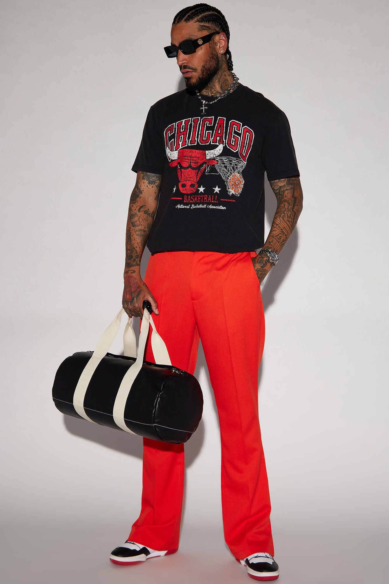 Bulls Step Back Short Sleeve Tee - Black sold by Fashion Nova product image thumbnail 3