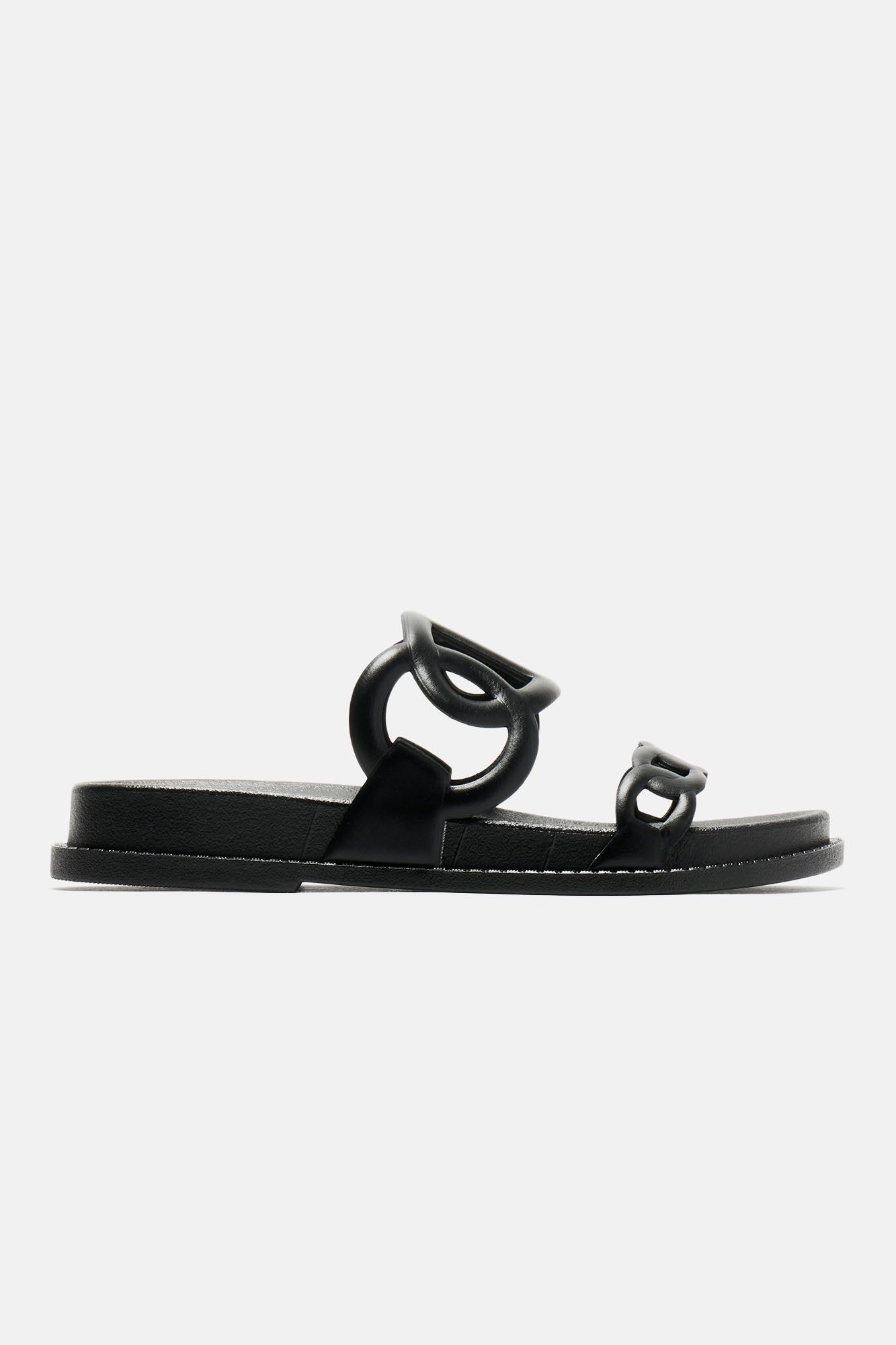 About To Follow Casual Slides - Black sold by Fashion Nova product image thumbnail 3