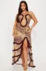 Up To The Wild Maxi Dress - Yellow/combo sold by Fashion Nova