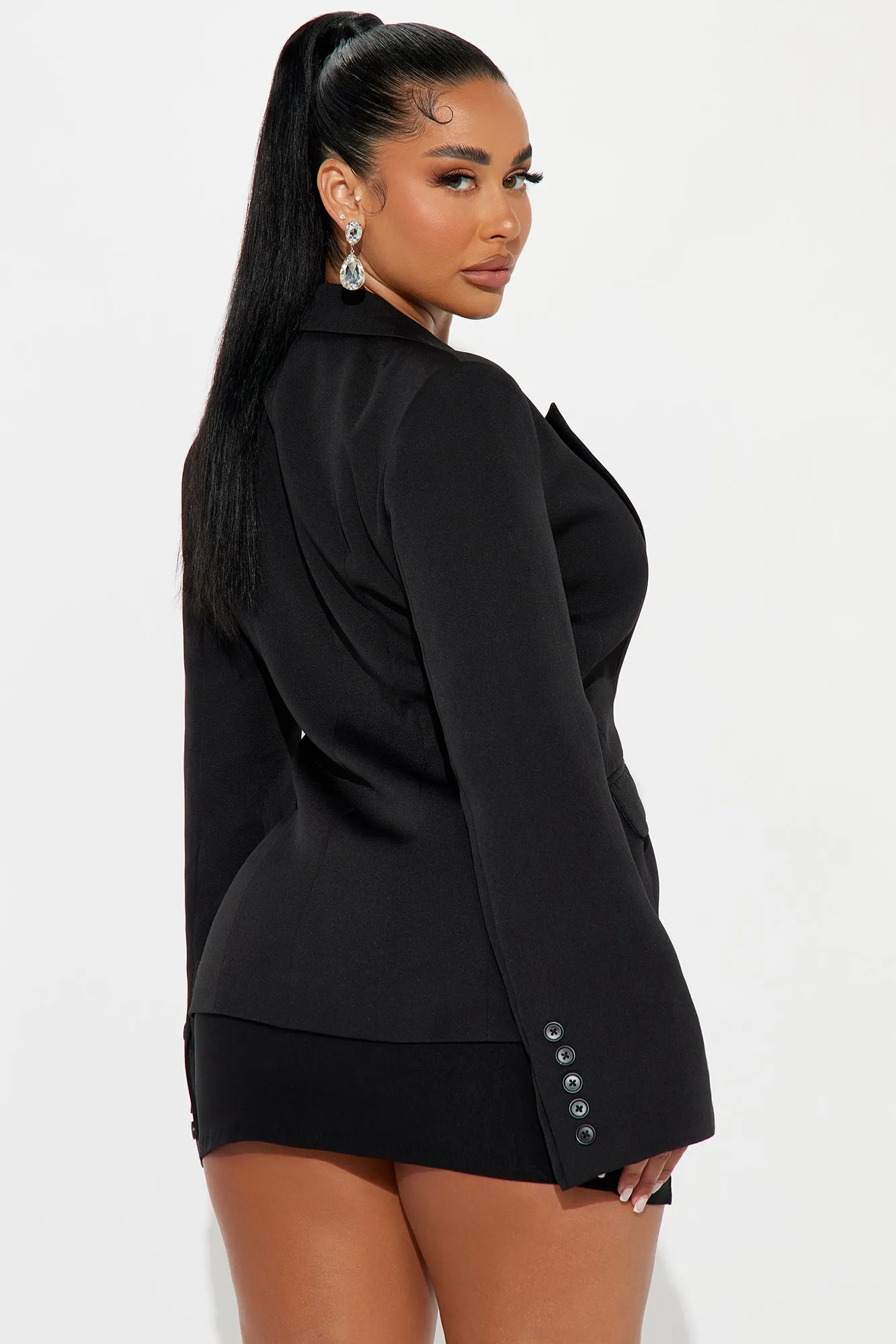 A Touch Of Class Blazer - Black sold by Fashion Nova product image thumbnail 4