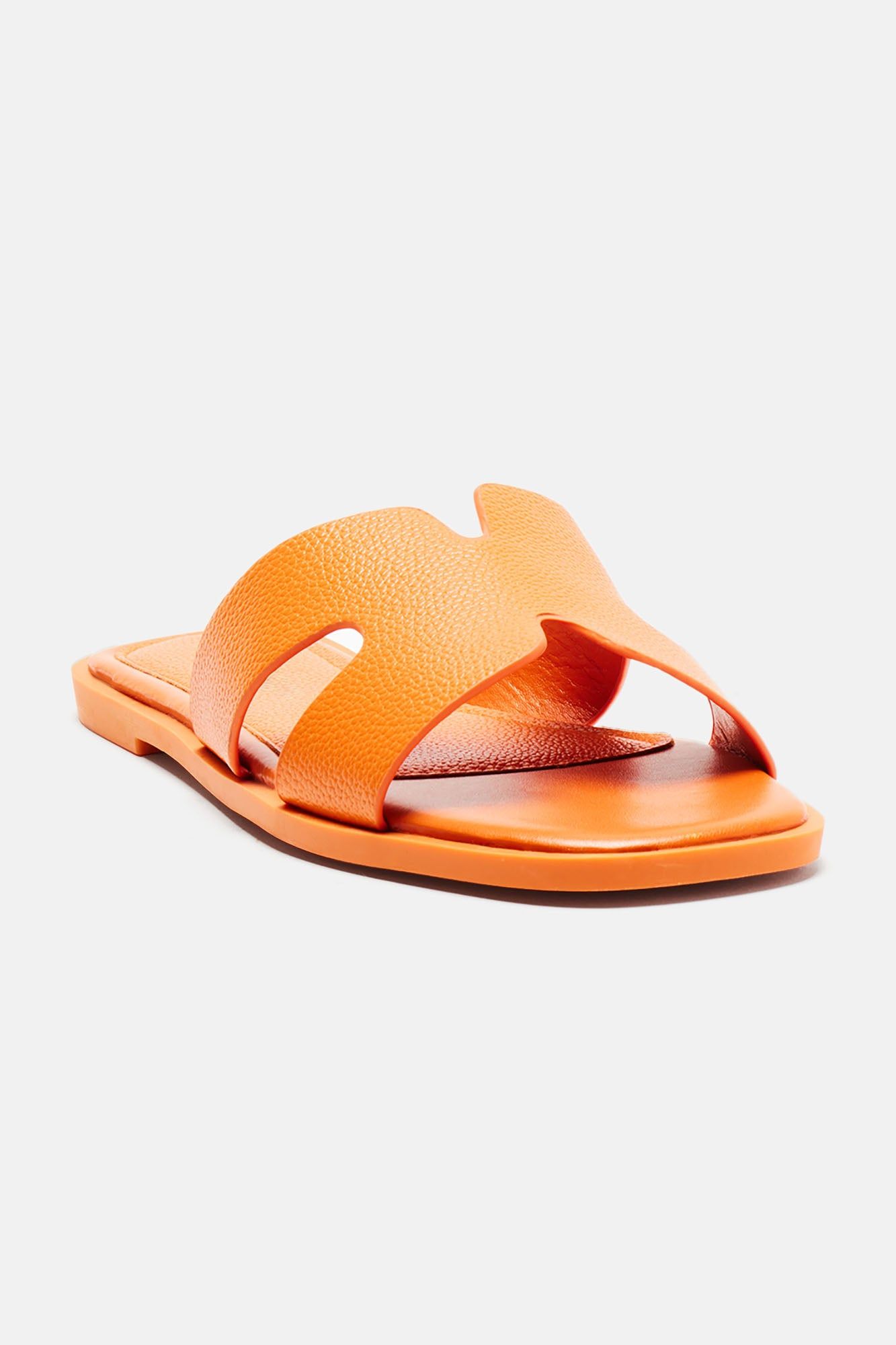 Cutting Ties Flat Sandals - Orange sold by Fashion Nova product image thumbnail 2
